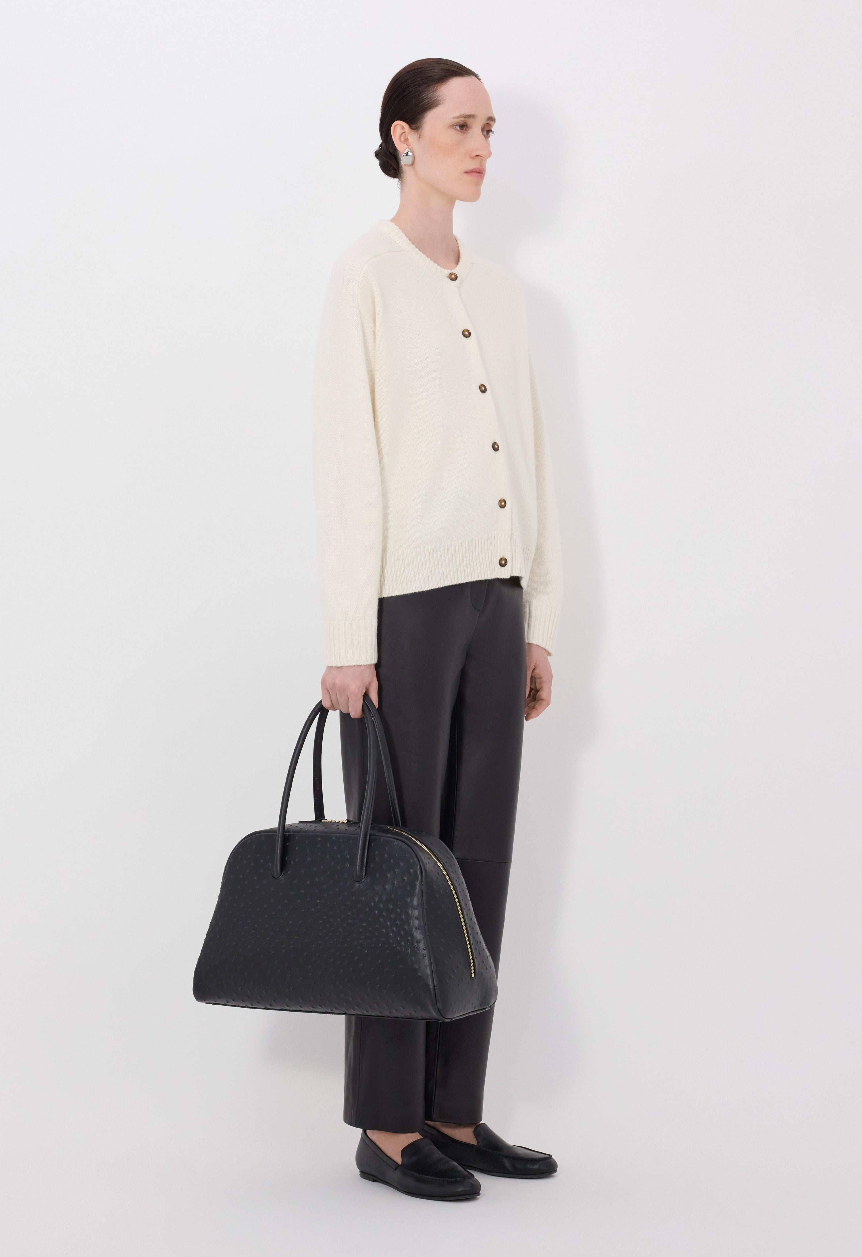 AIDAR LDS Cardigan en laine et cachemire