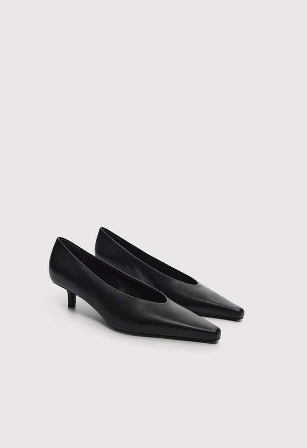 ALANI Calf leather kitten heels