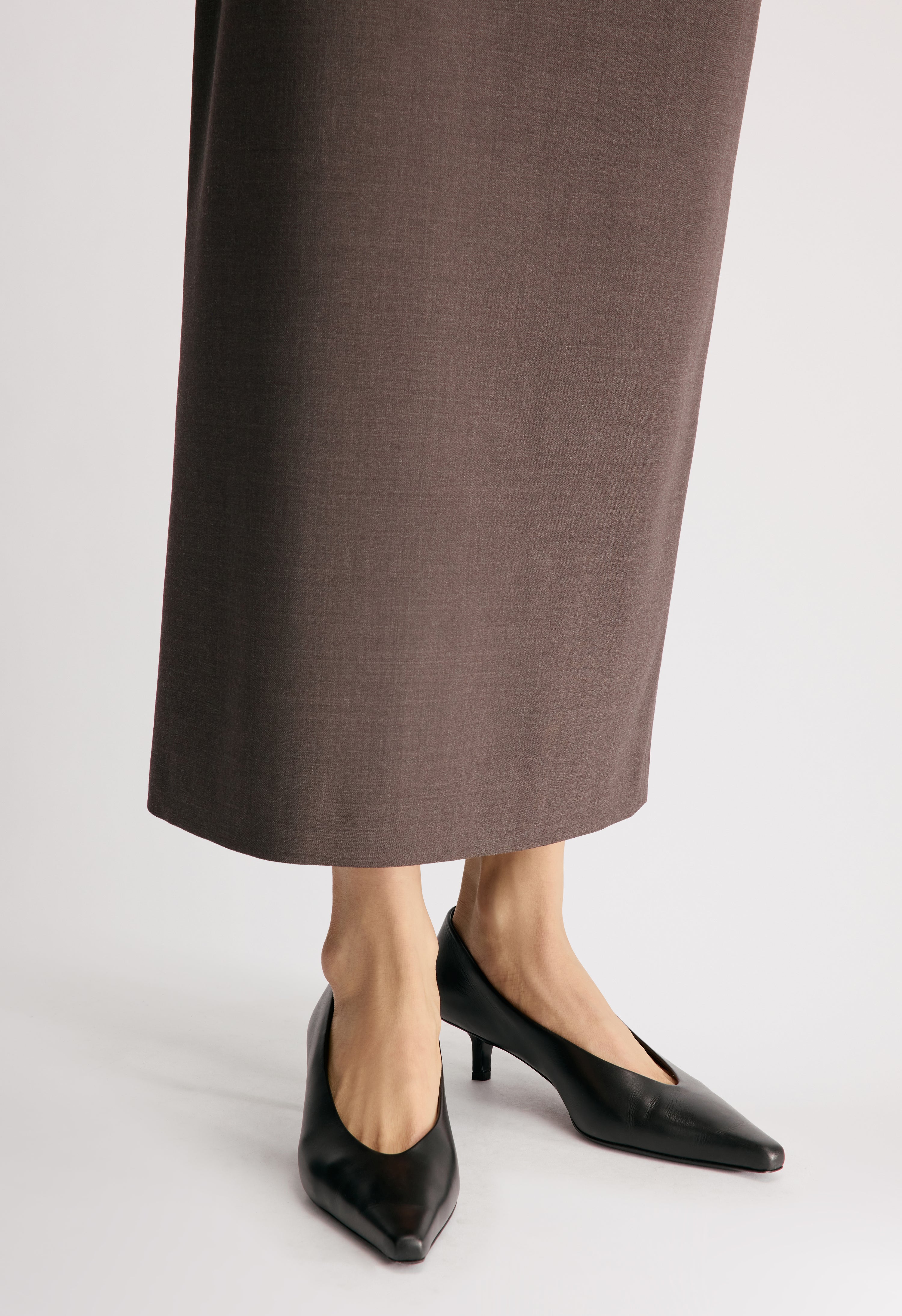 ALANI Calf leather kitten heels