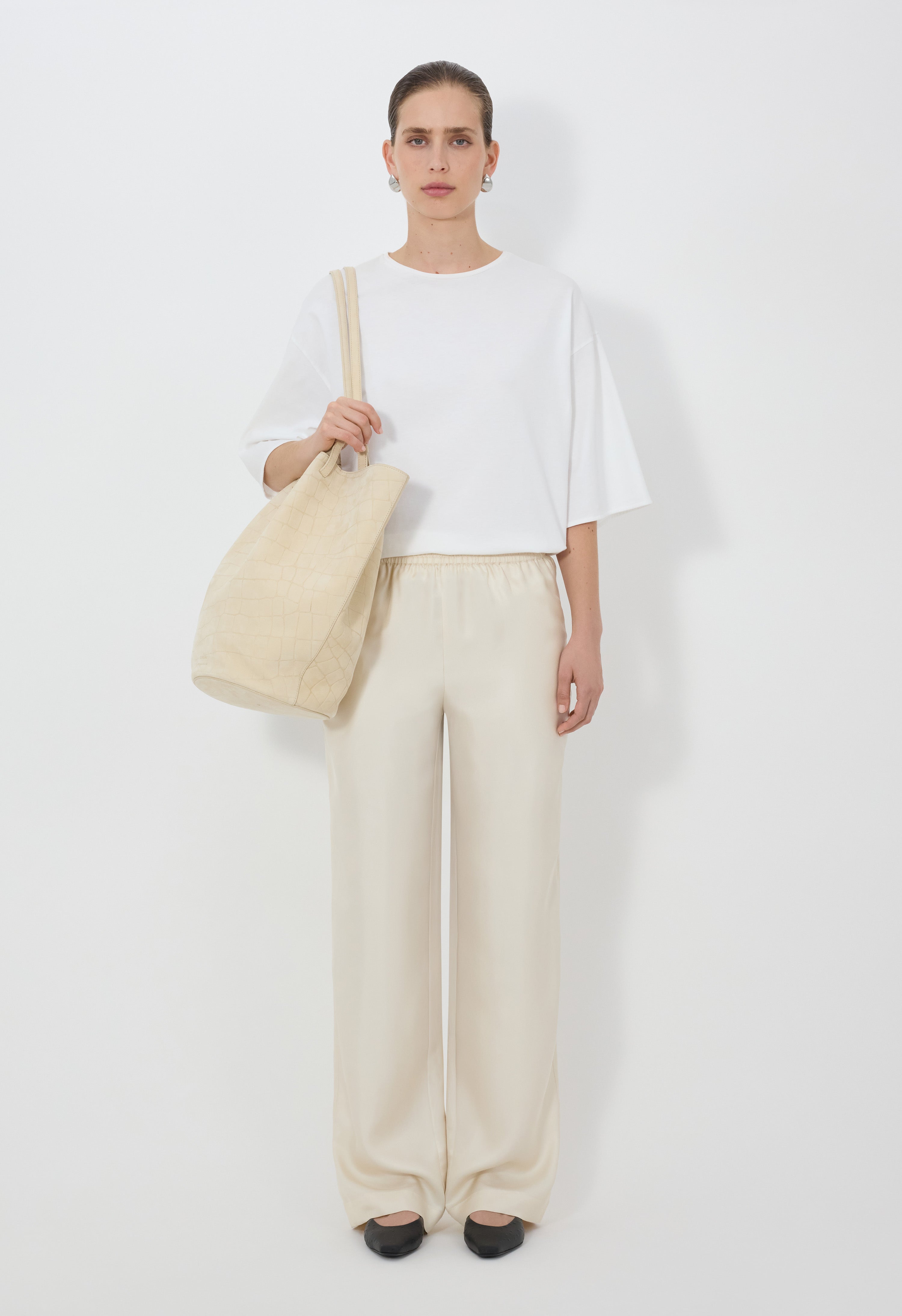 ALERA LDS Pantalon en sergé de soie