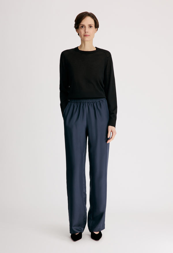 ALERA LDS PANT Silk twill trousers