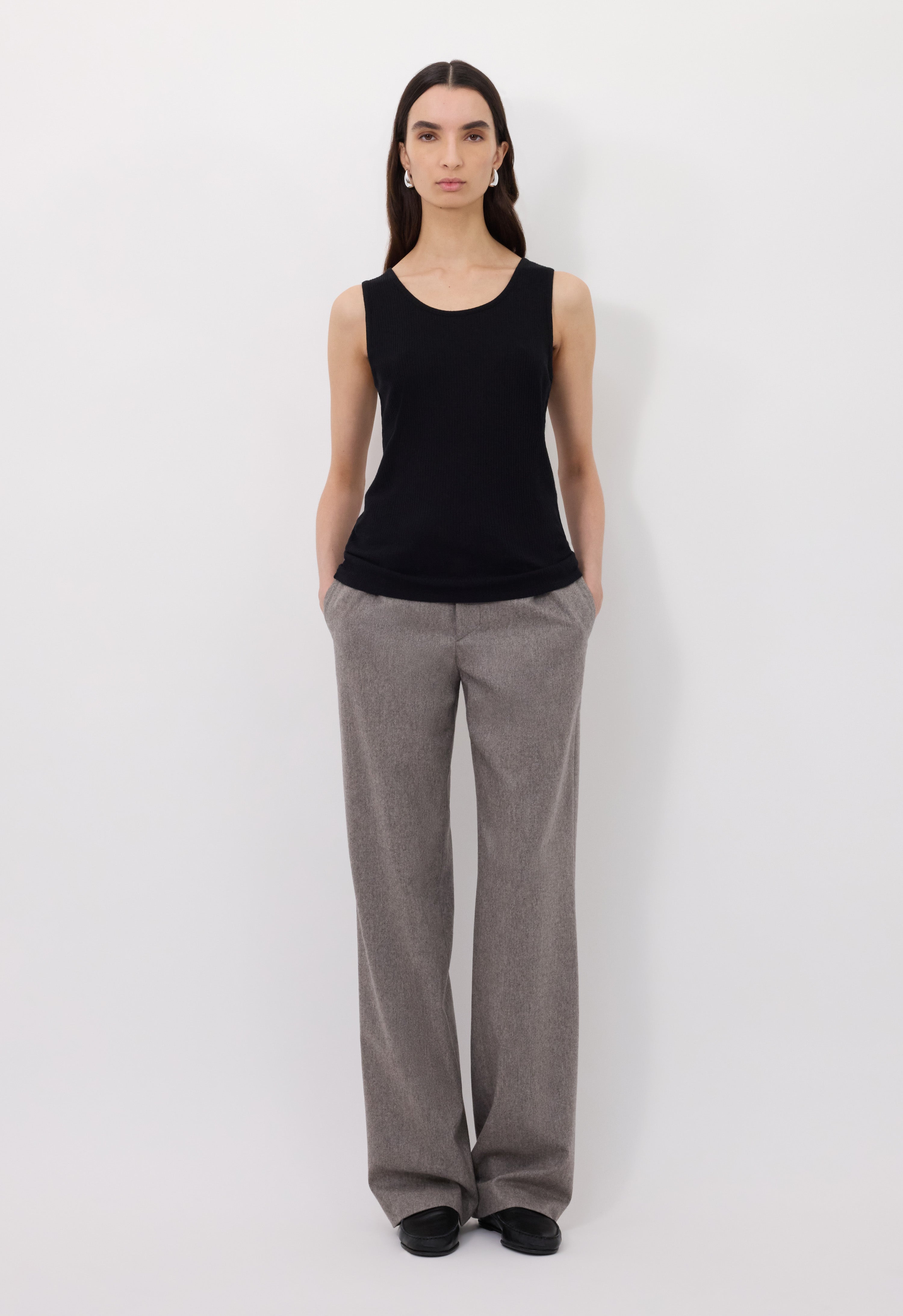 ALICUDI LDS Rib jersey tank top