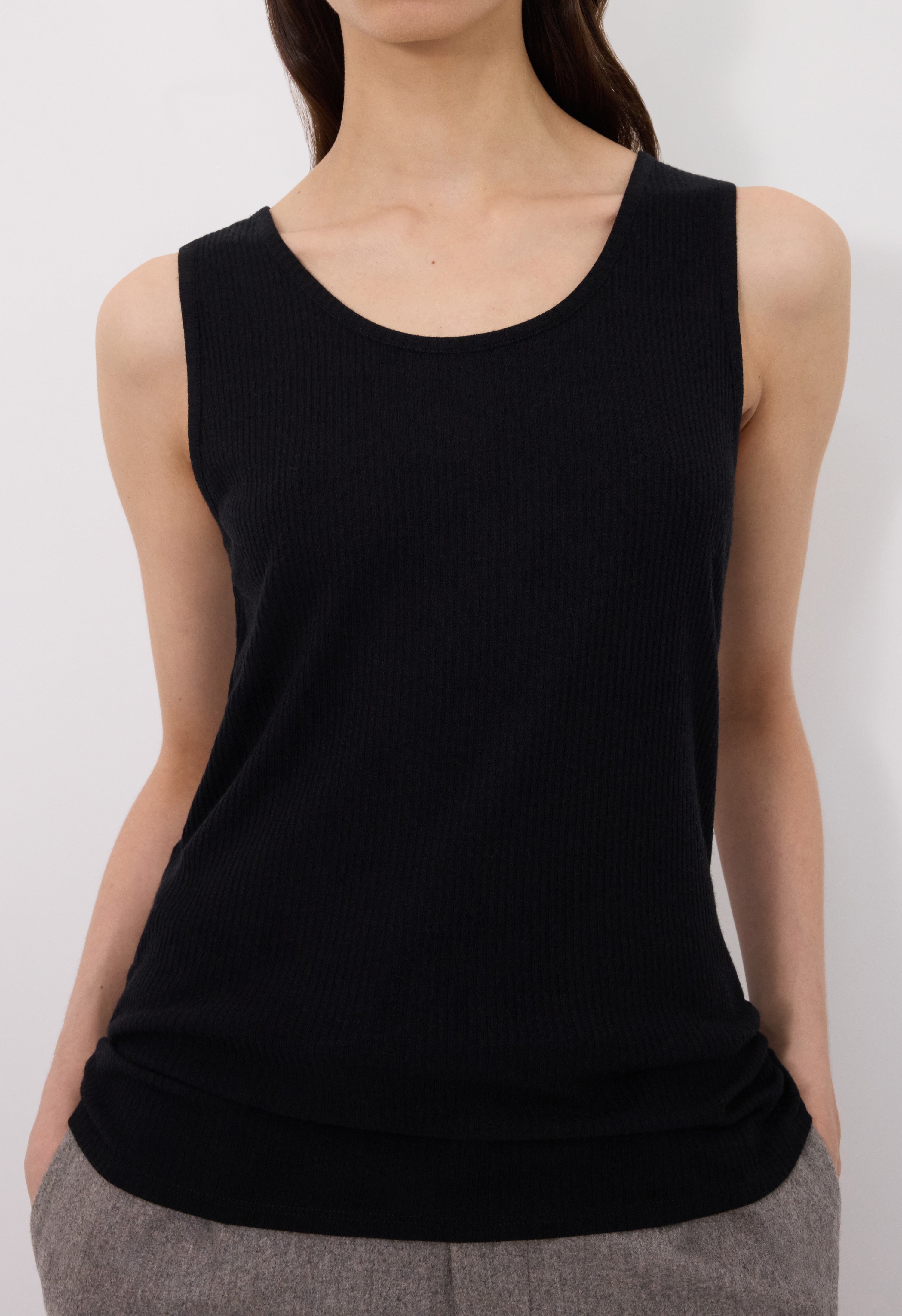 ALICUDI LDS Rib jersey tank top
