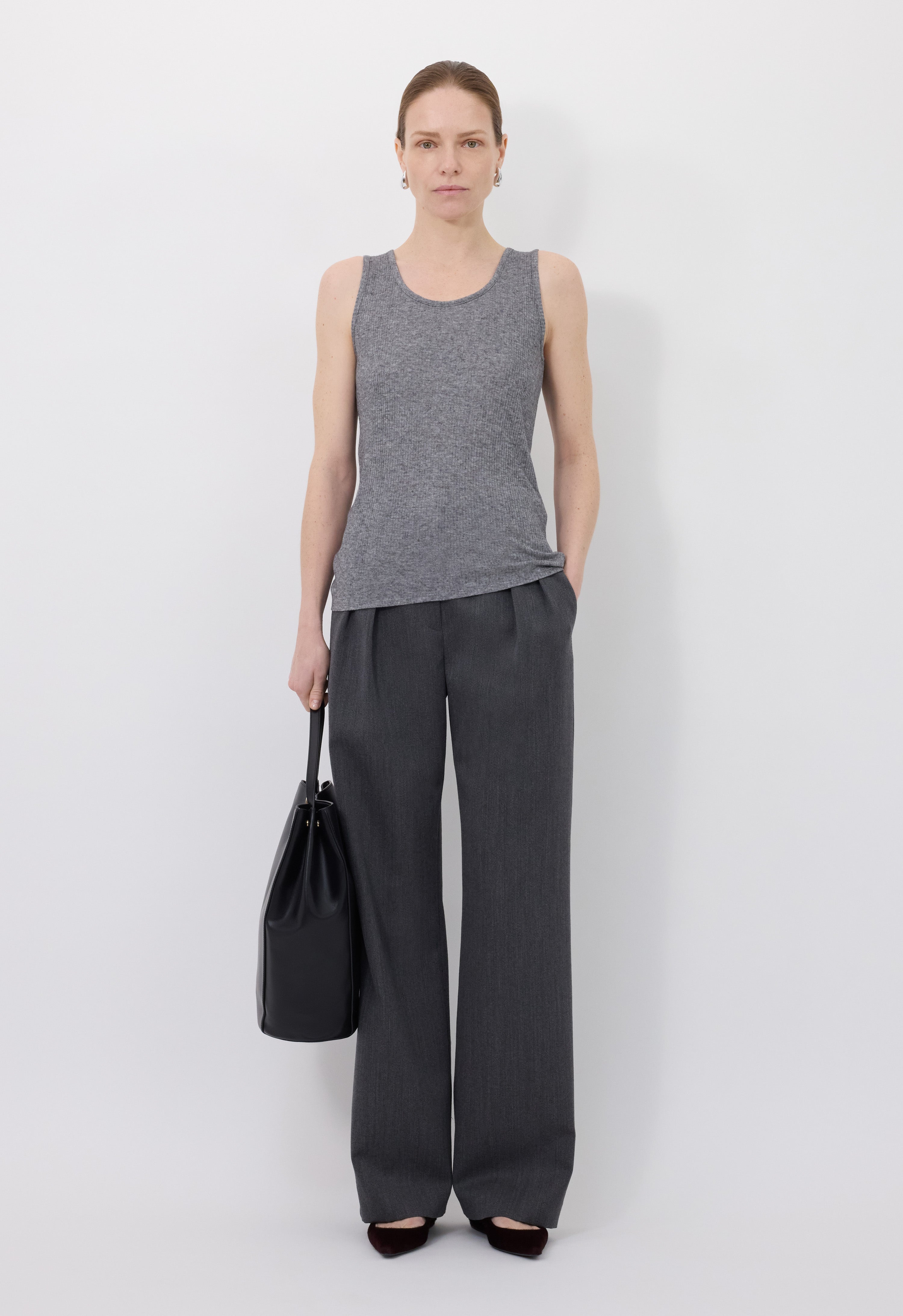 ALICUDI LDS Rib jersey tank top