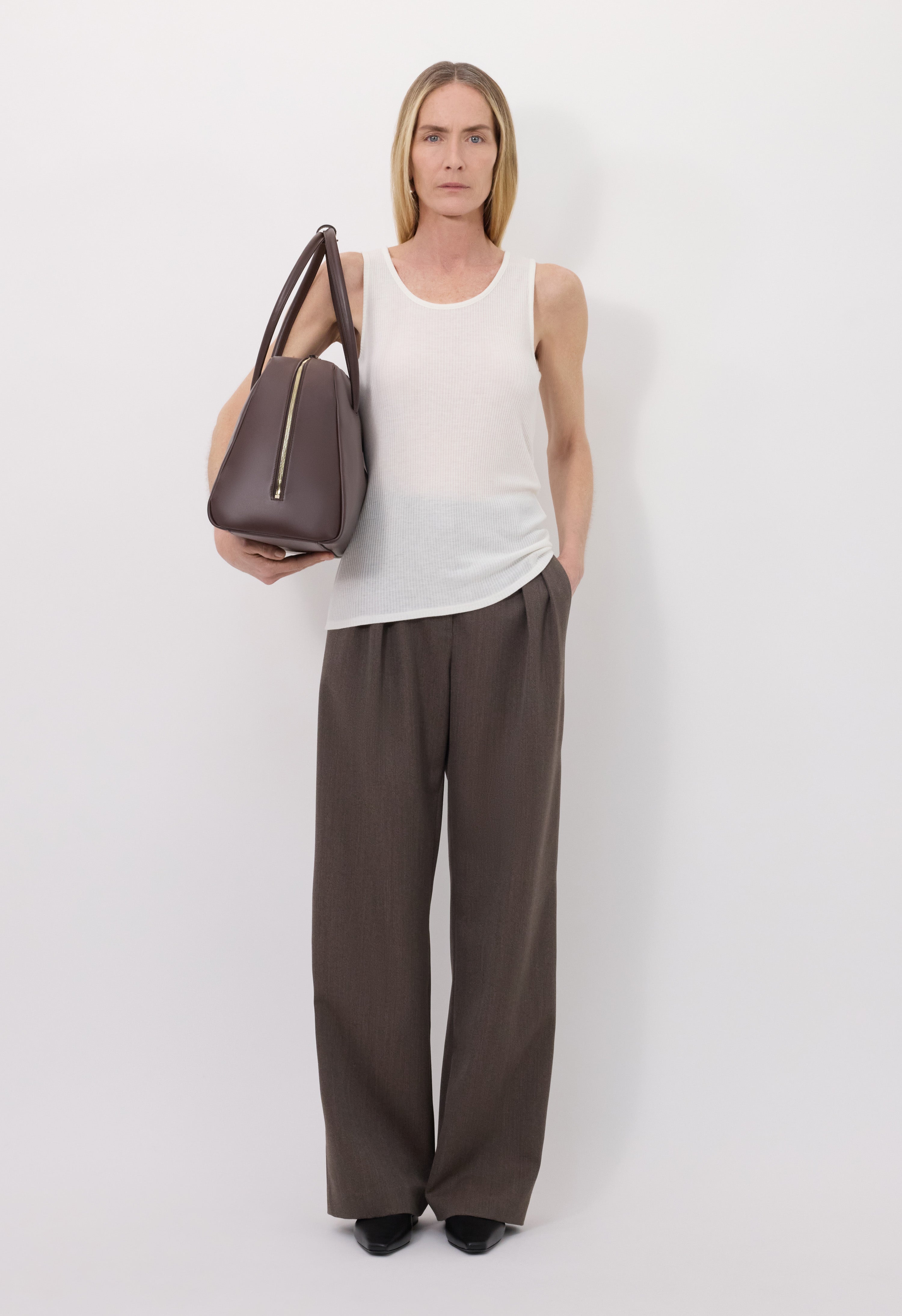 ALICUDI LDS Rib jersey tank top