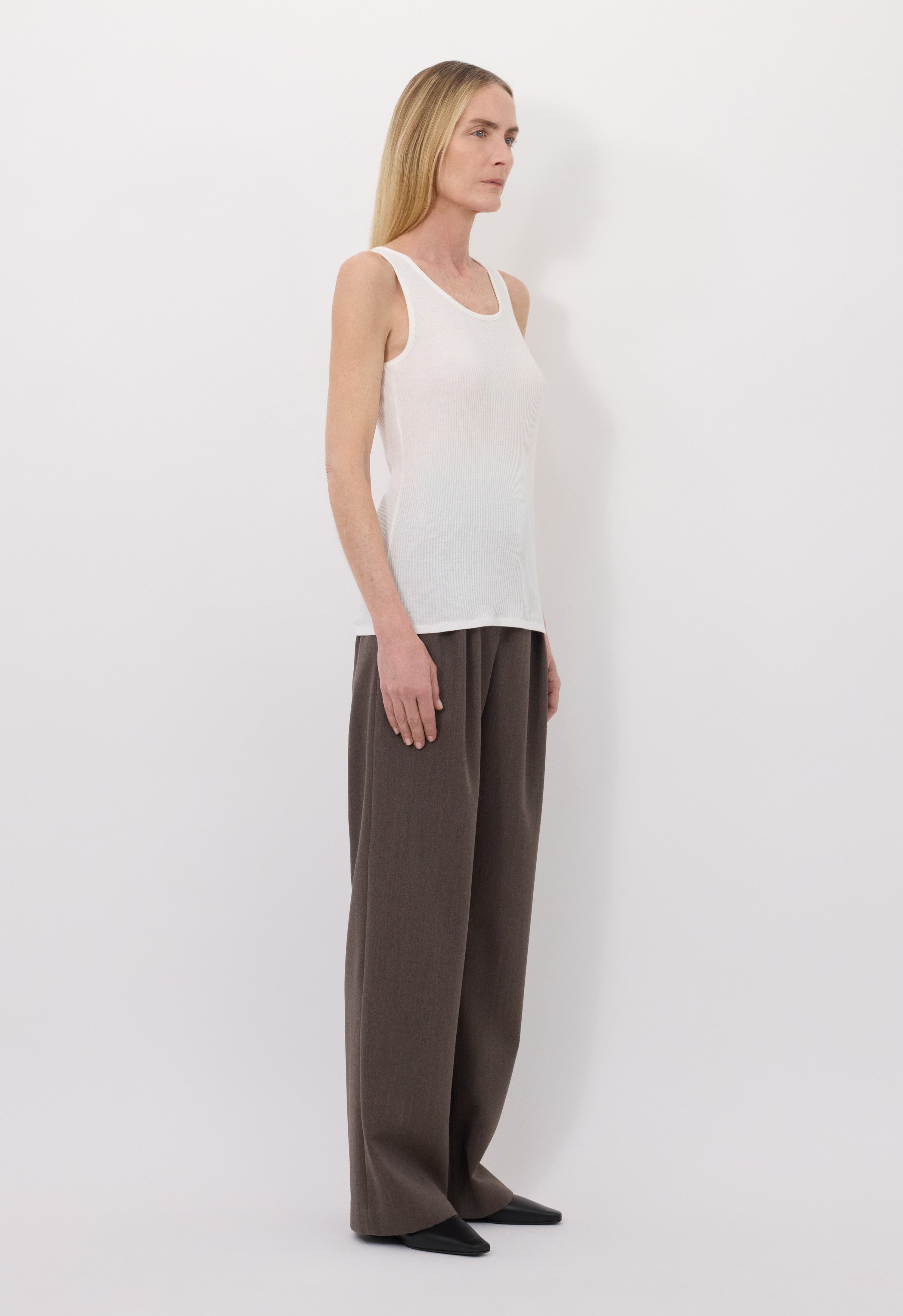 ALICUDI LDS Rib jersey tank top
