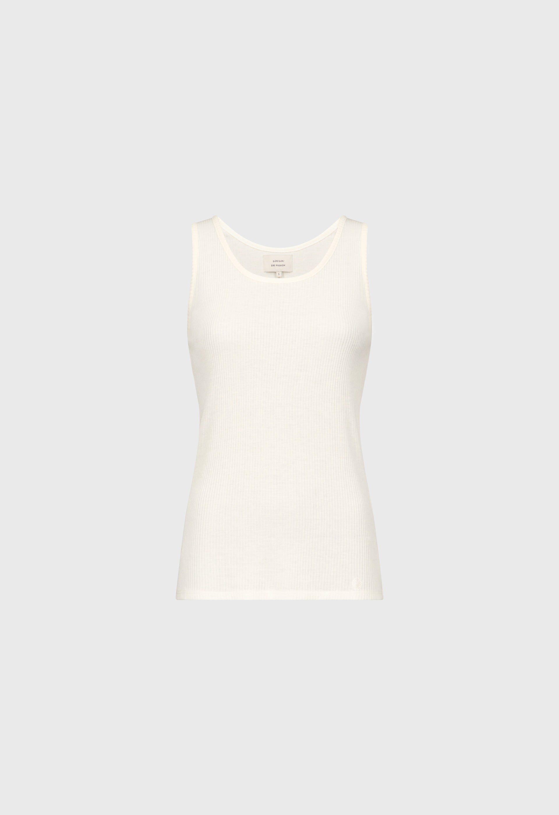 ALICUDI LDS Rib jersey tank top
