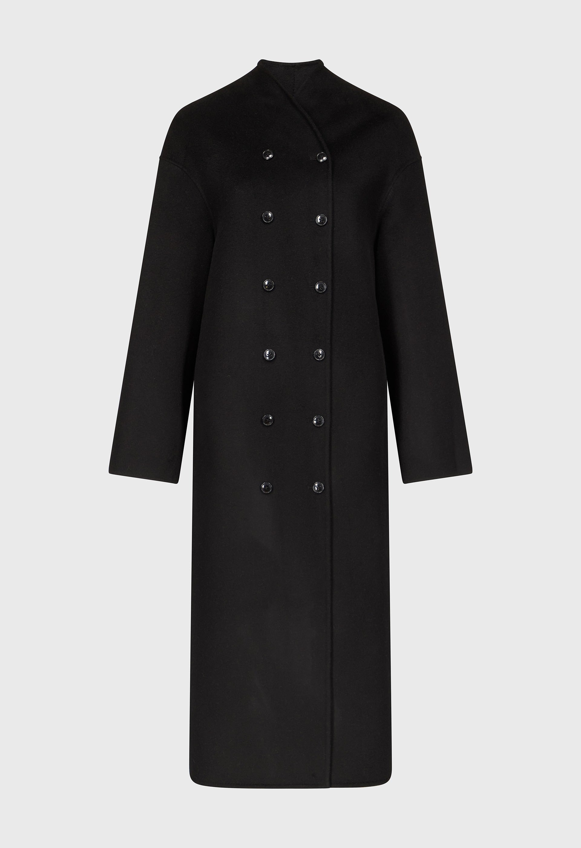 AMORY Cashmere drap long coat