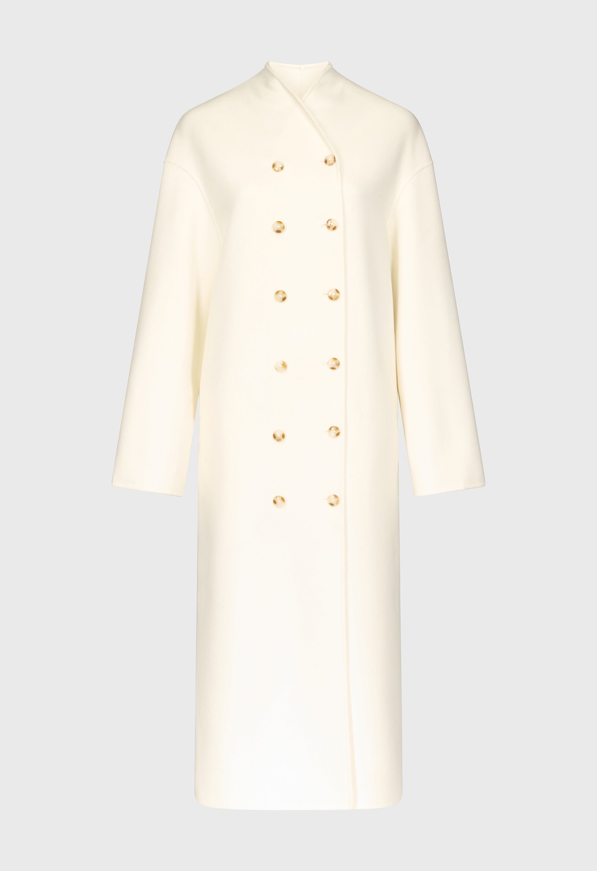 AMORY Cashmere drap long coat