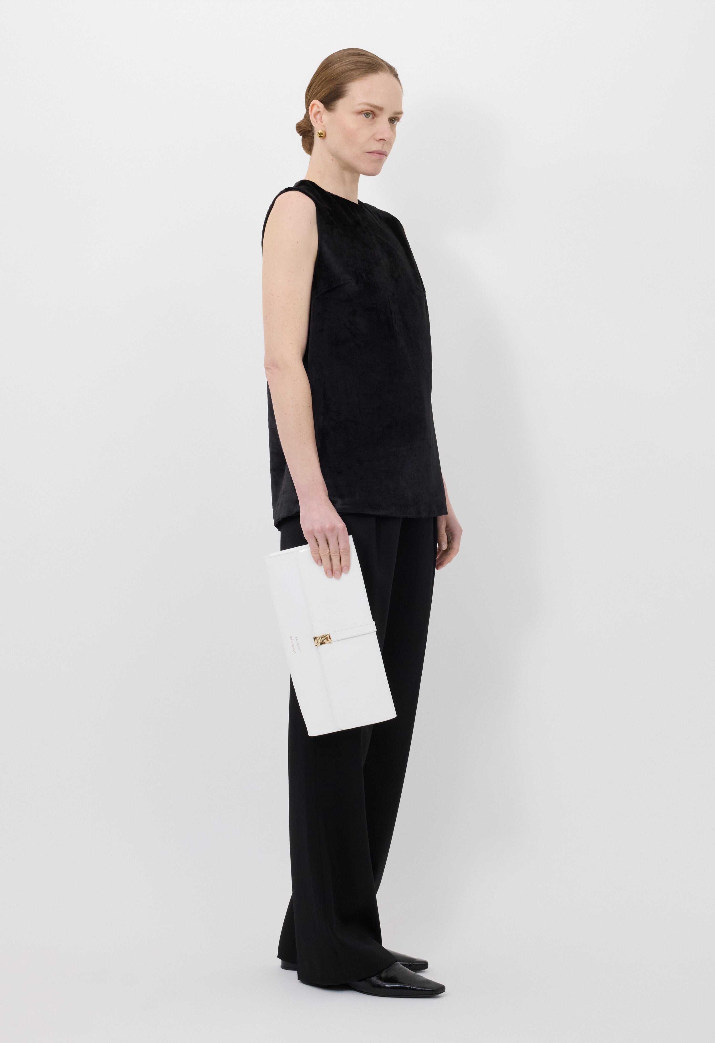 ANDO Silk velvet top