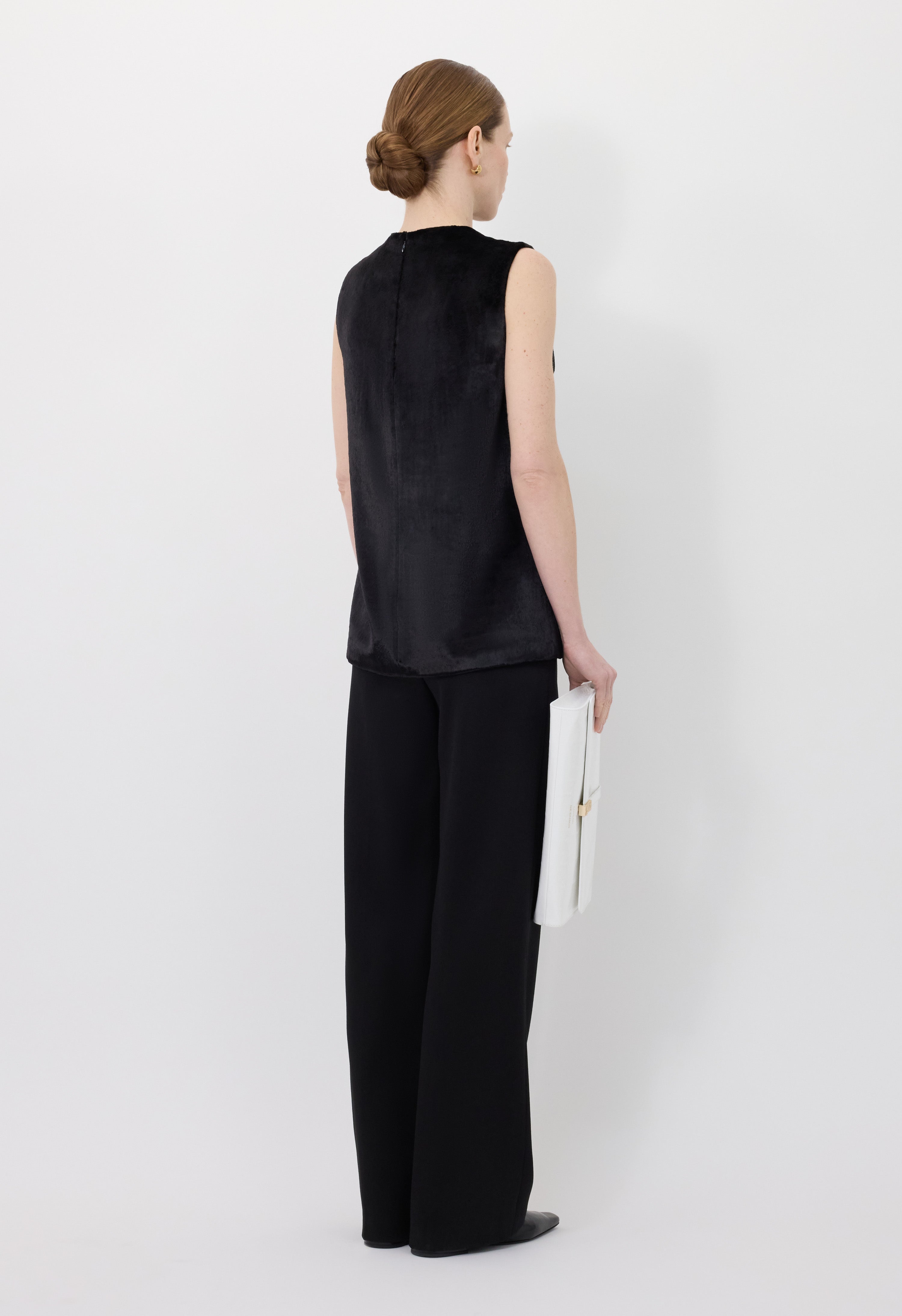 ANDO Silk velvet top