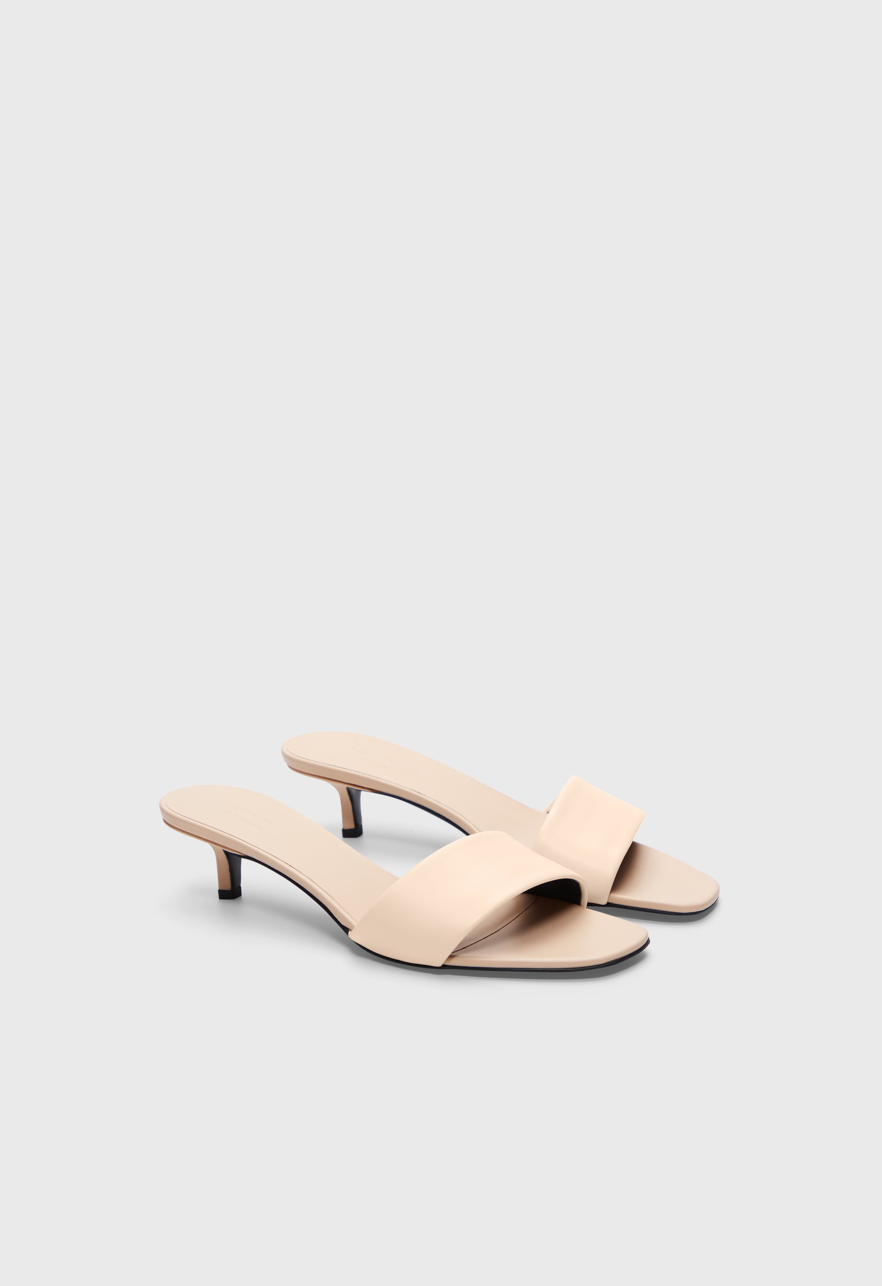 ANDY Kitten heel mule sandals