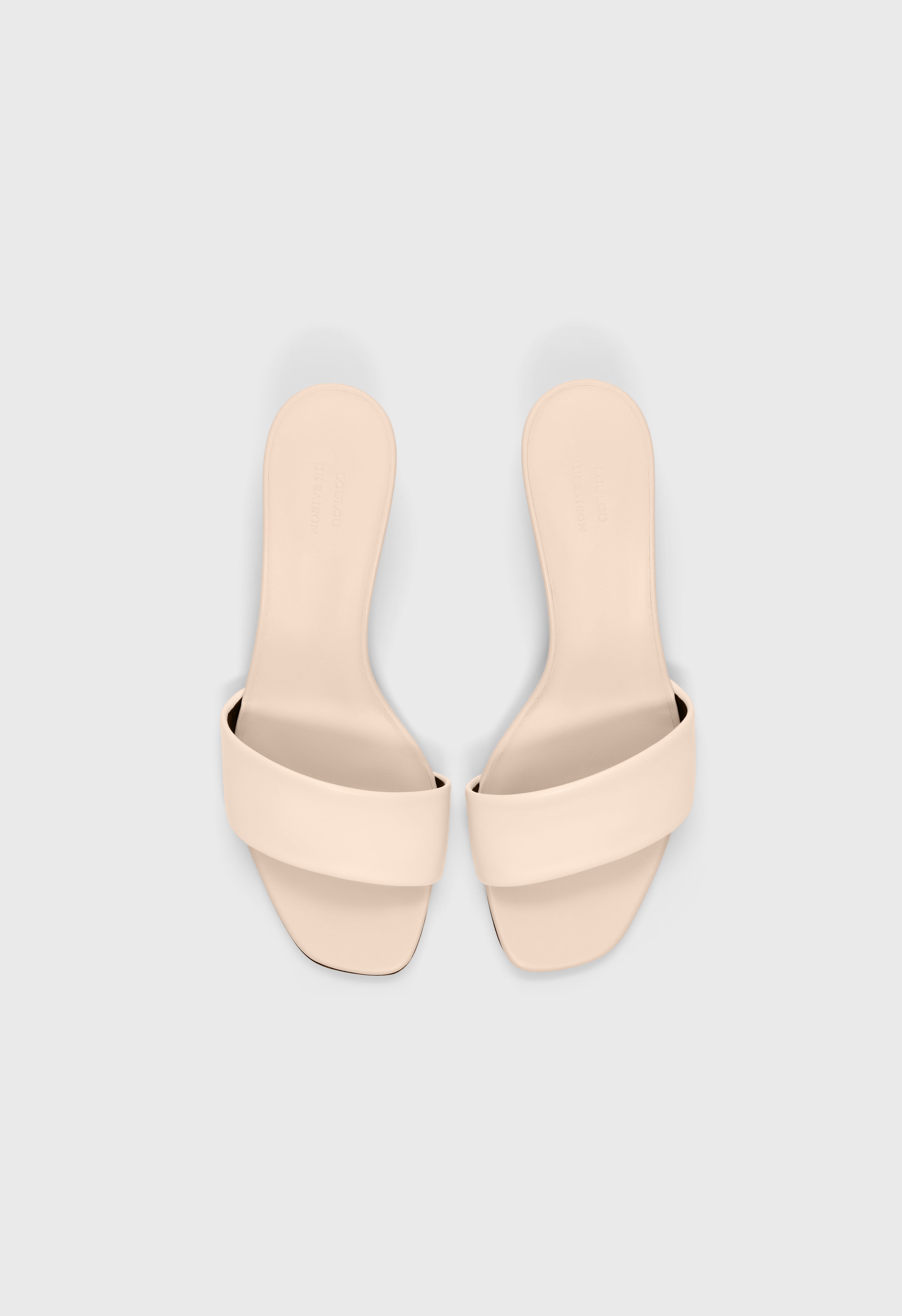 ANDY Kitten heel mule sandals