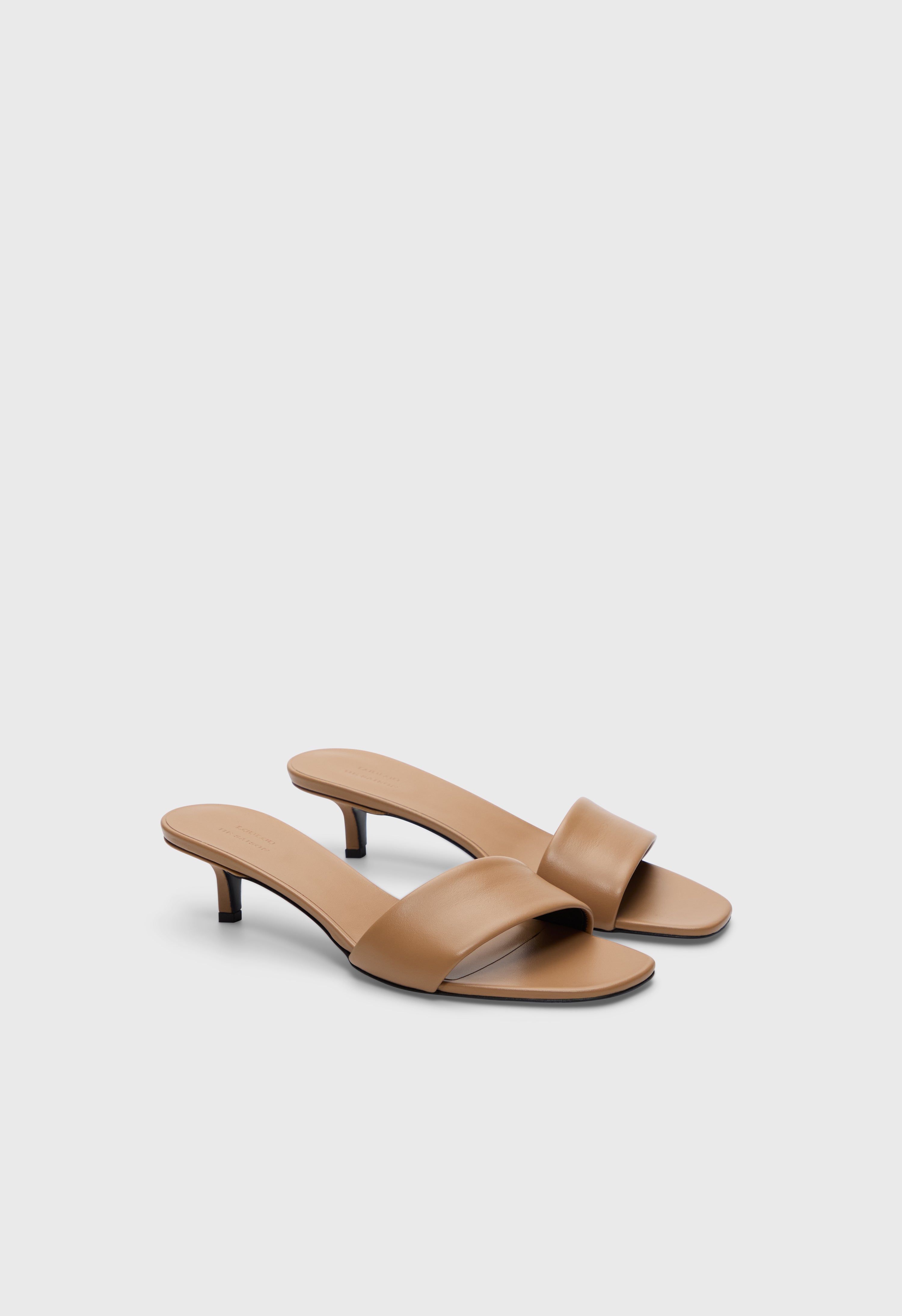 ANDY Kitten heel mule sandals