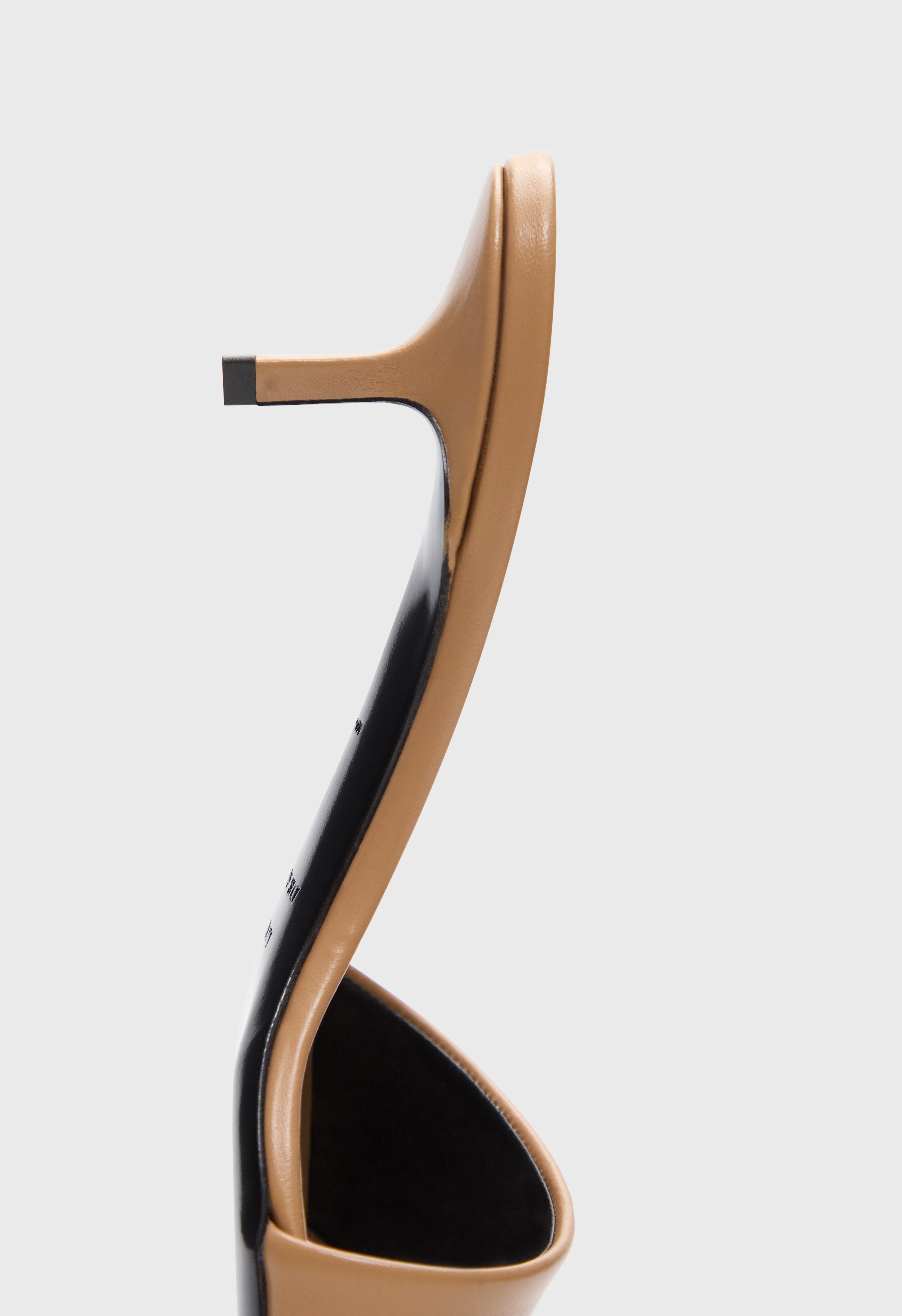 ANDY Kitten heel mule sandals