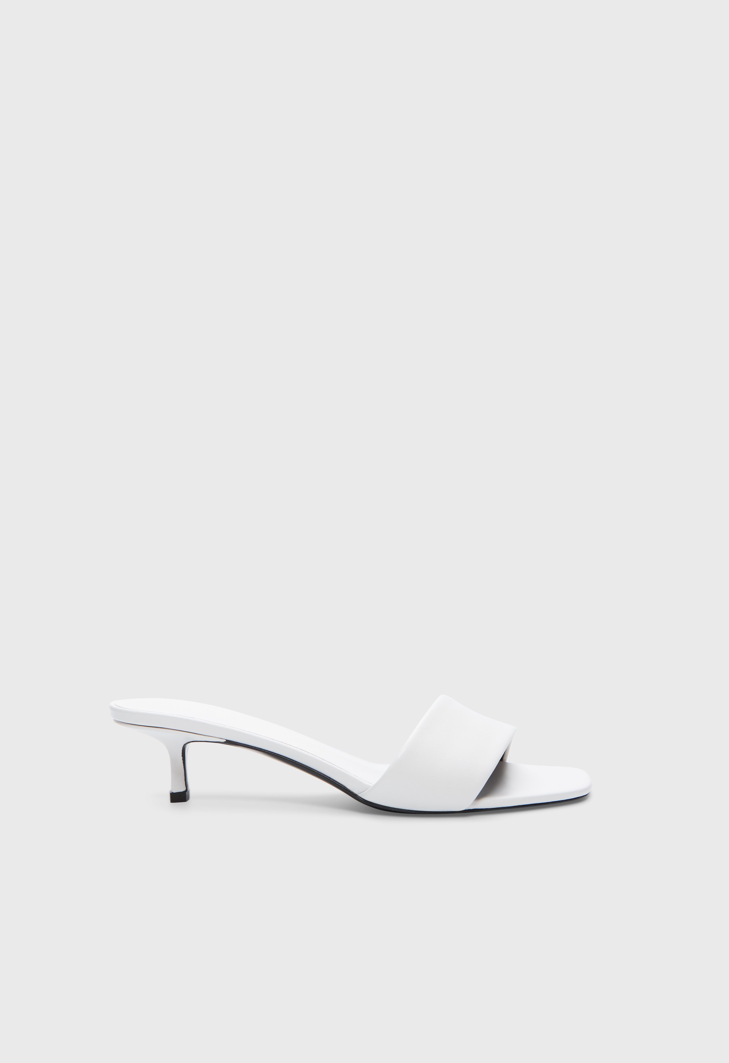 ANDY Kitten heel mule sandals