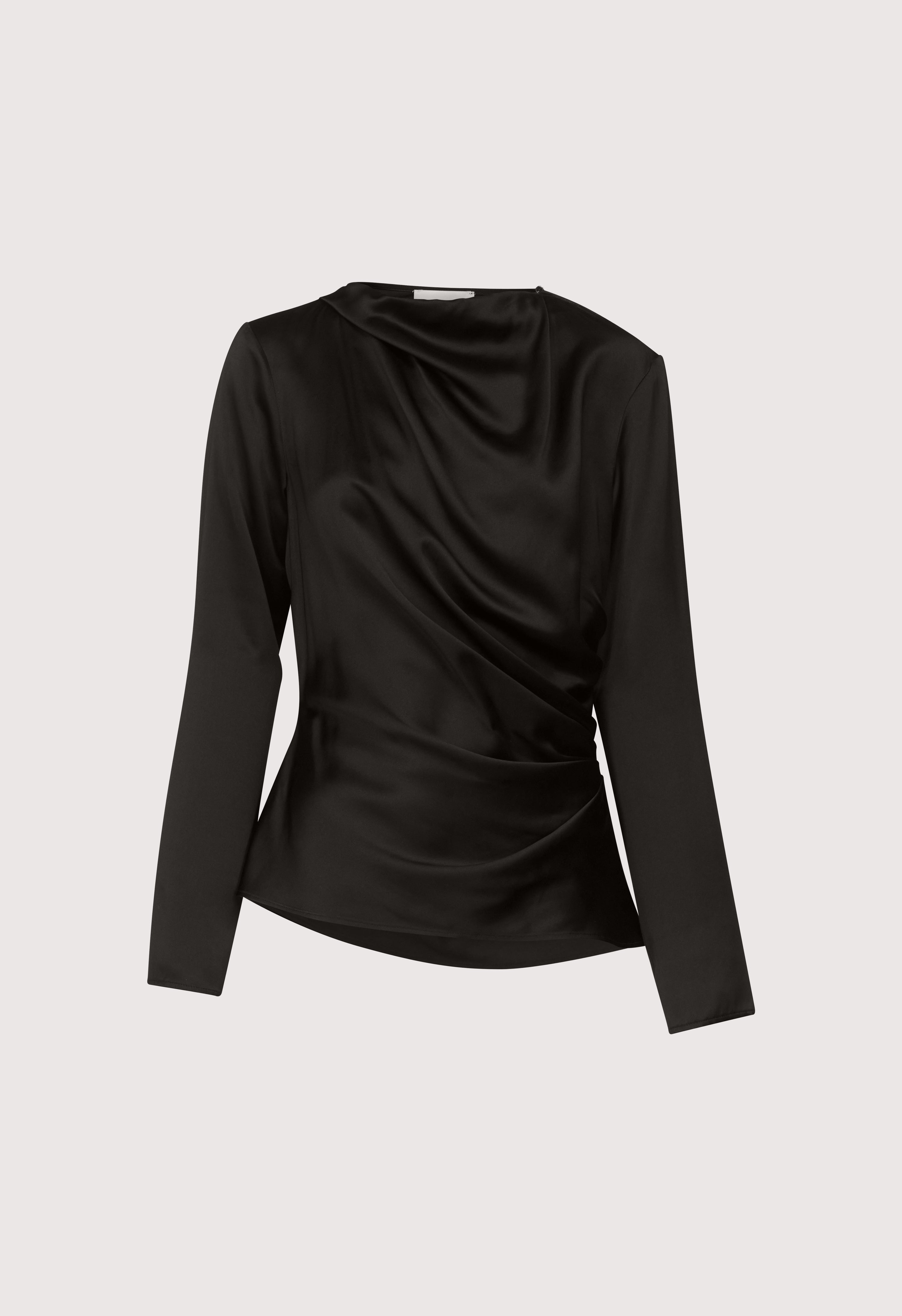 ANYA Draped satin top