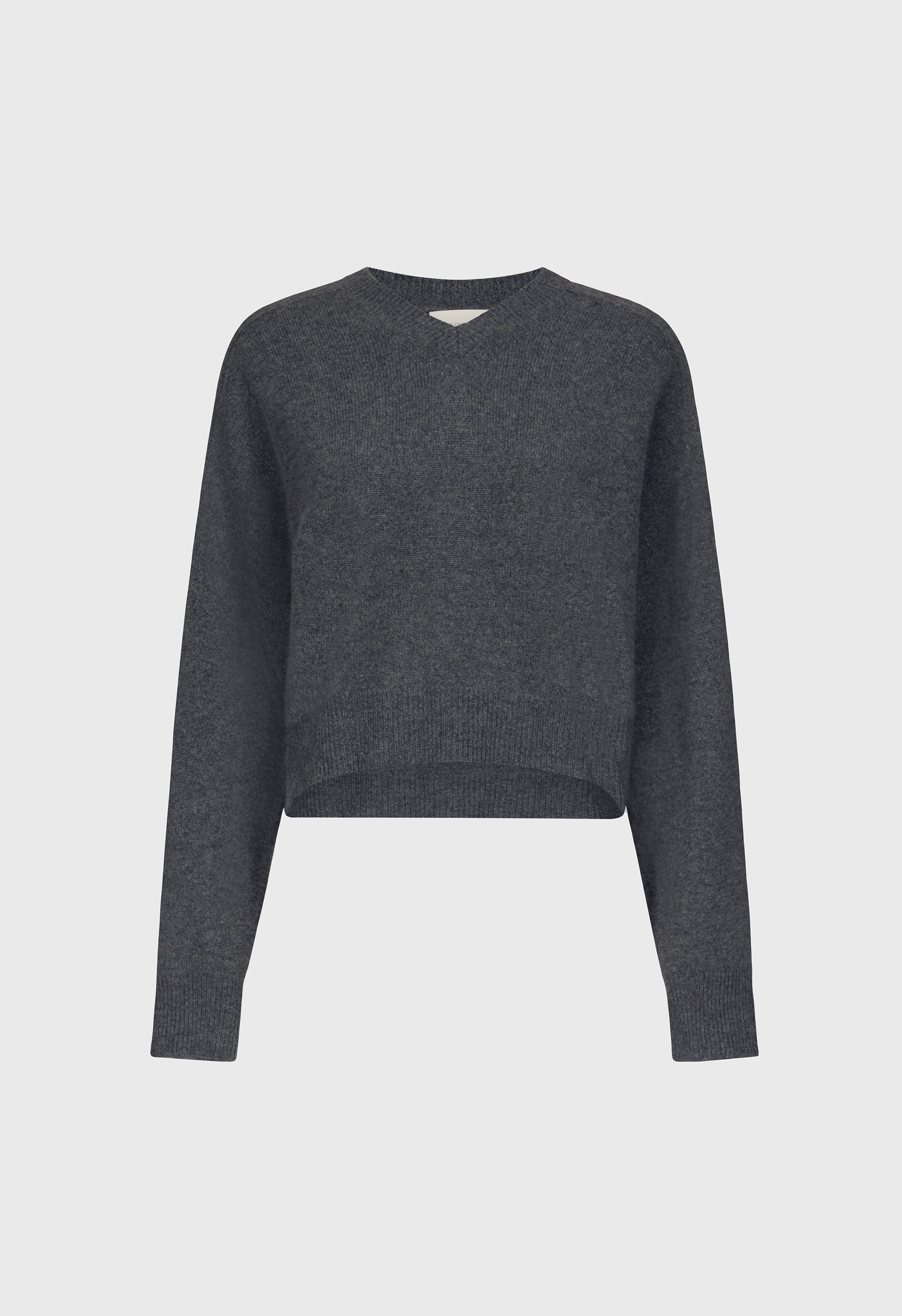 ANZOR LDS Cashmere V neck sweater
