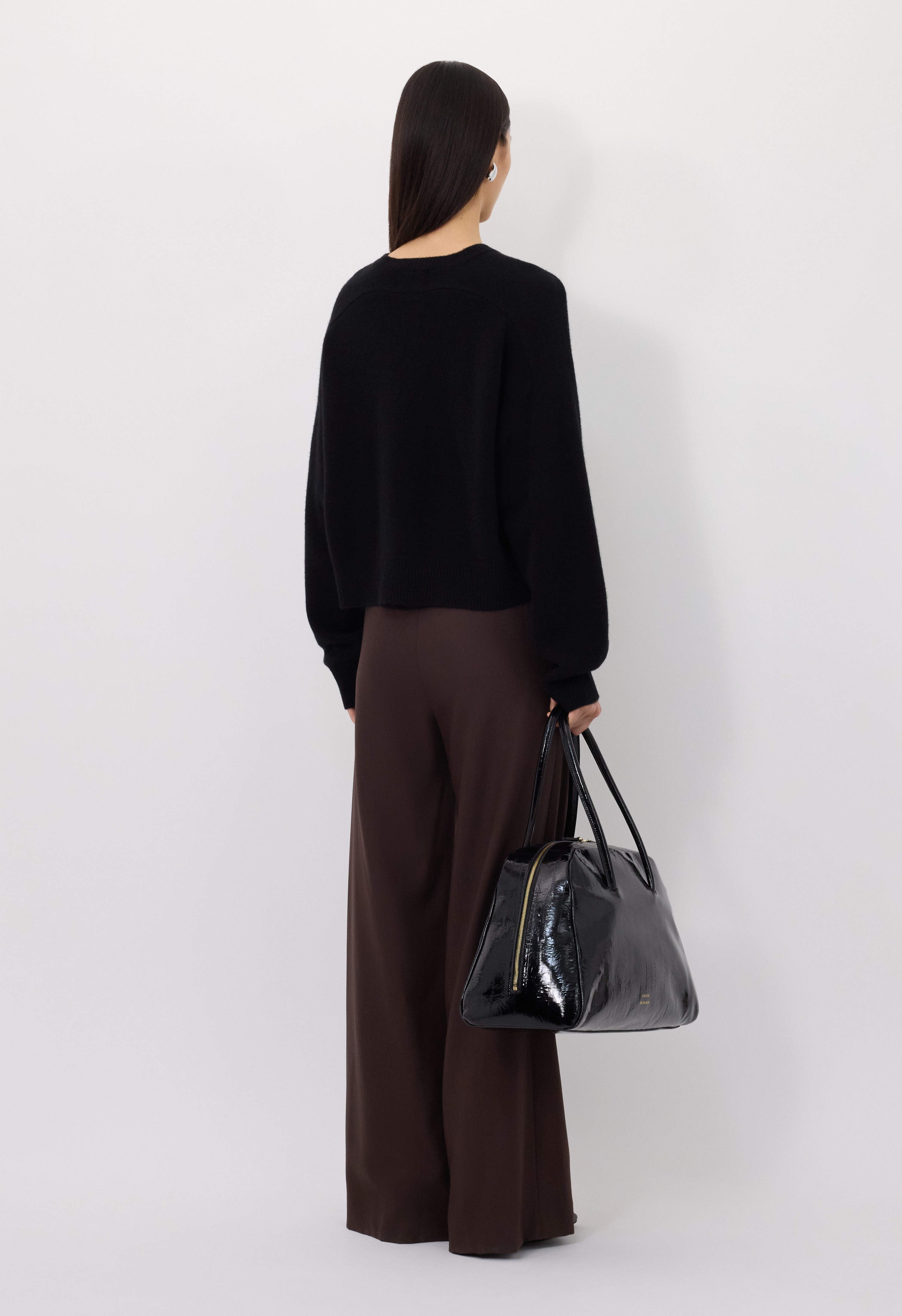 ANZOR LDS Cashmere V neck sweater