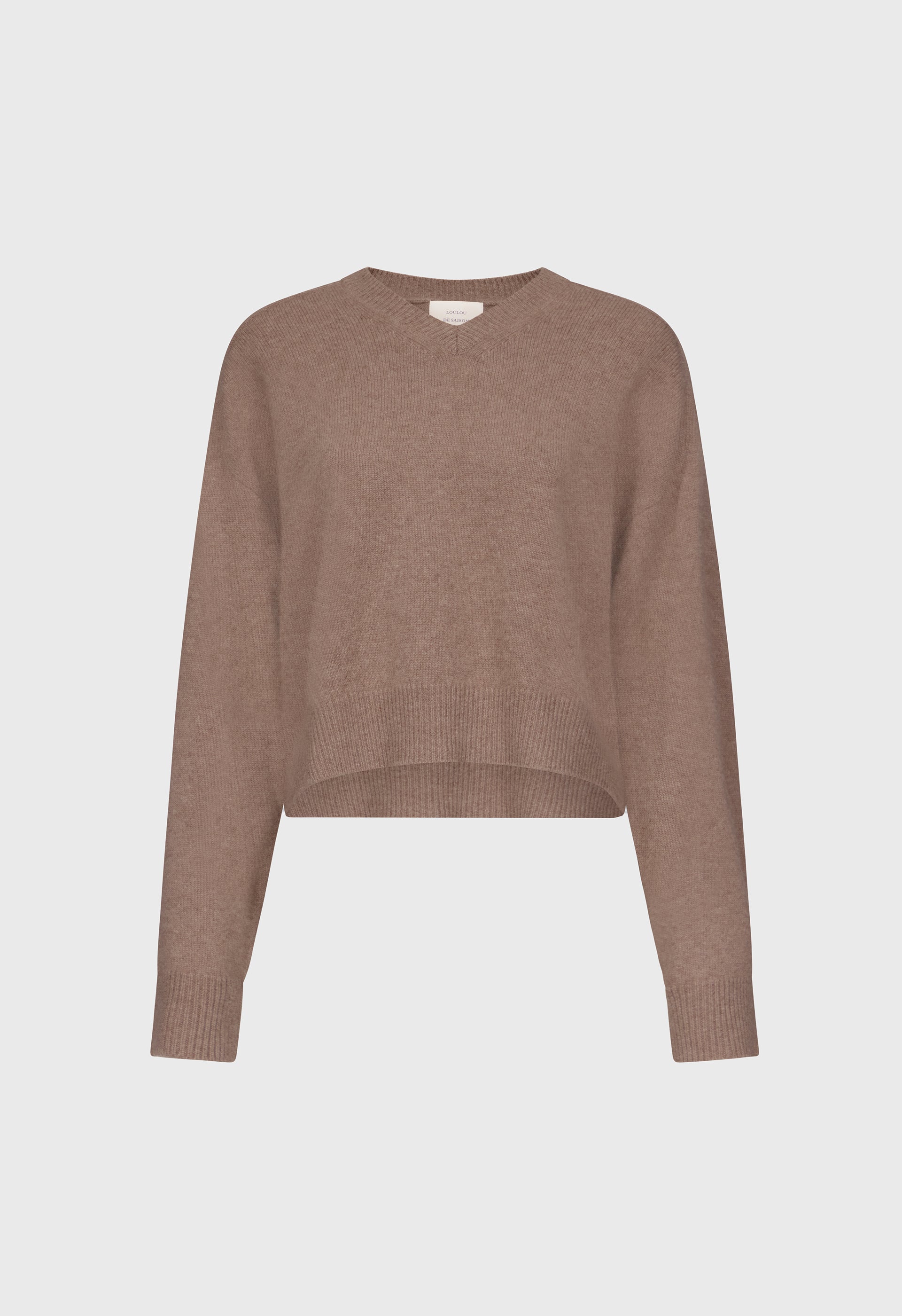 ANZOR LDS Cashmere V neck sweater