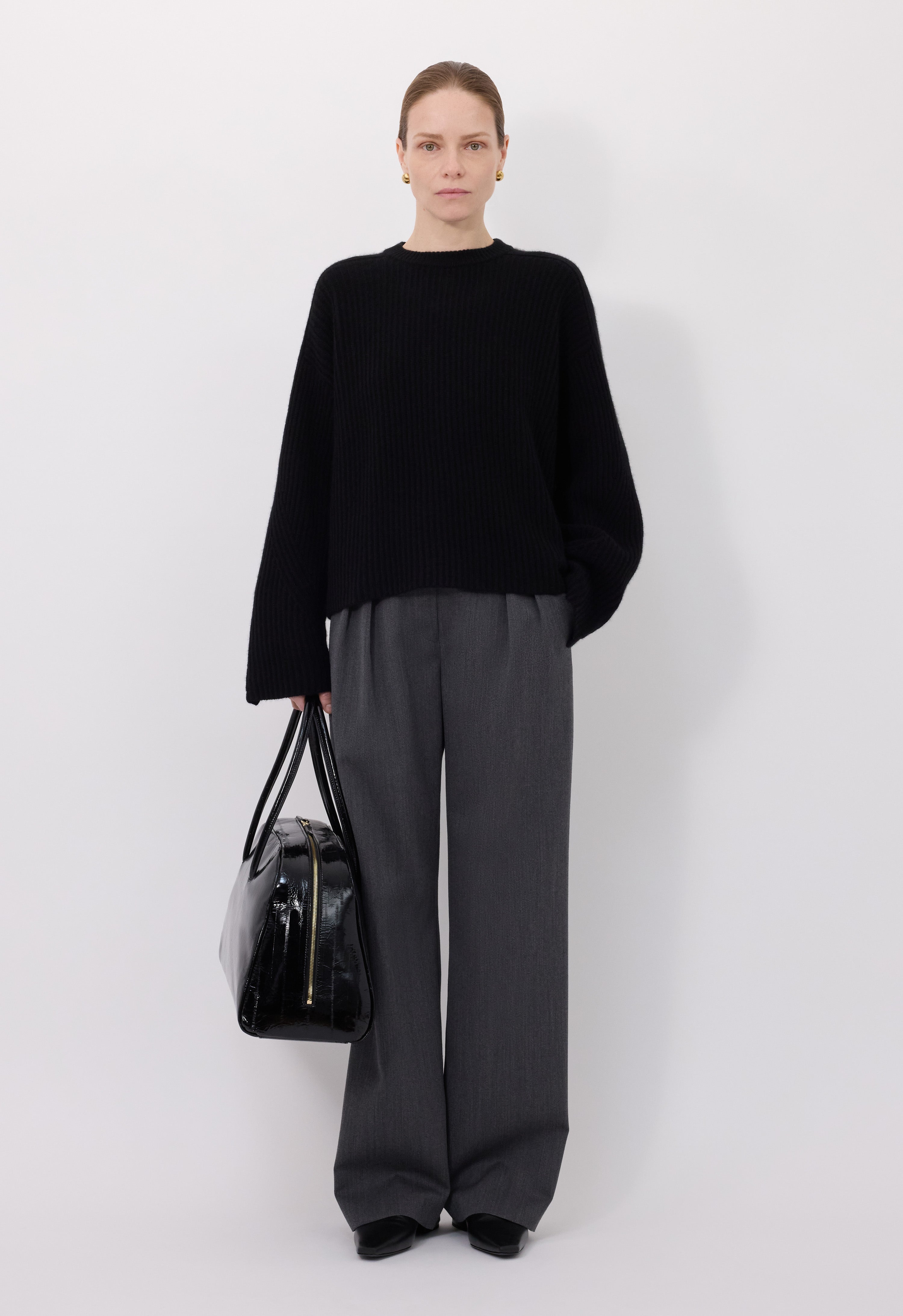 AXEL Ribbed cashmere sweater