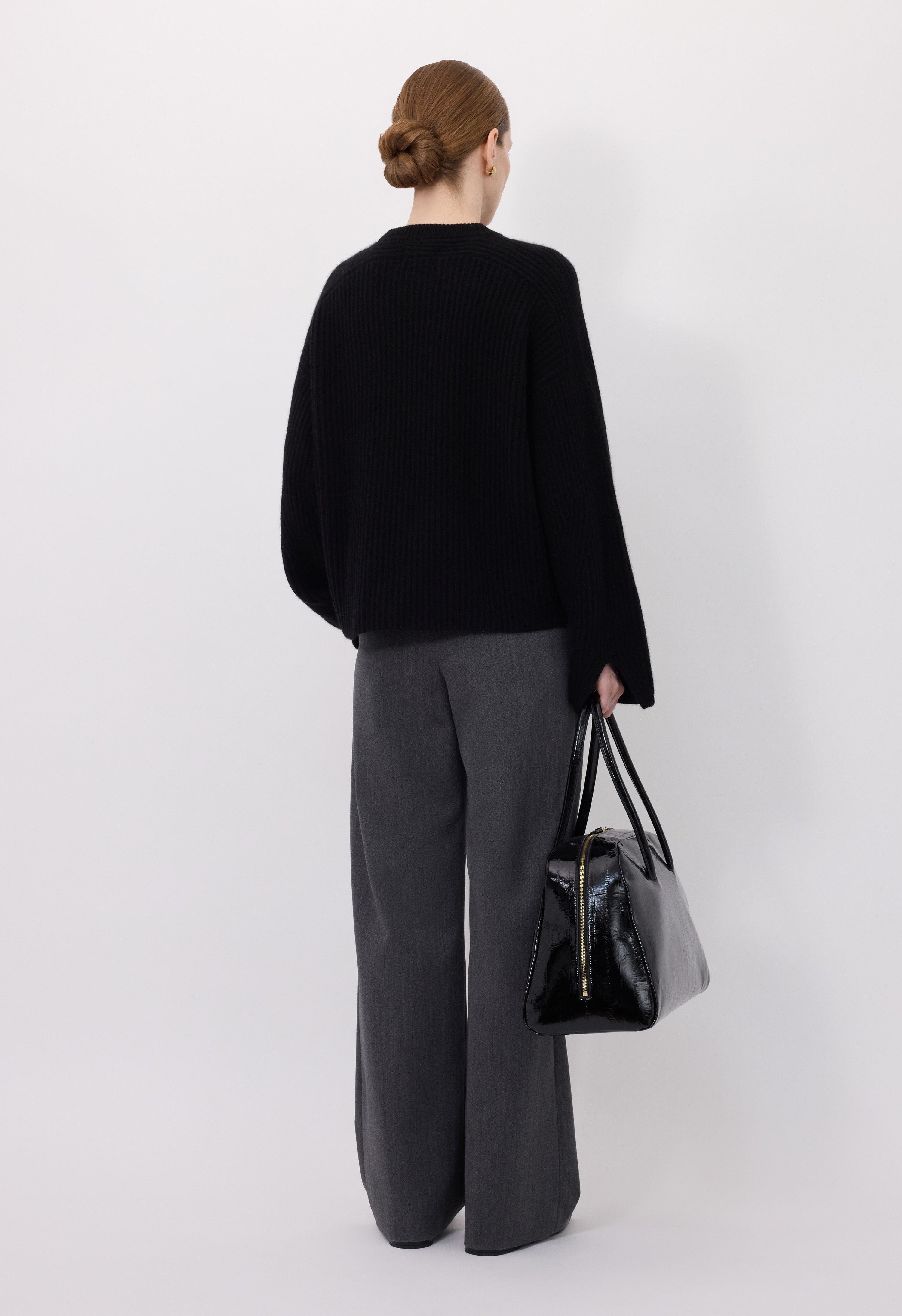 AXEL Ribbed cashmere sweater