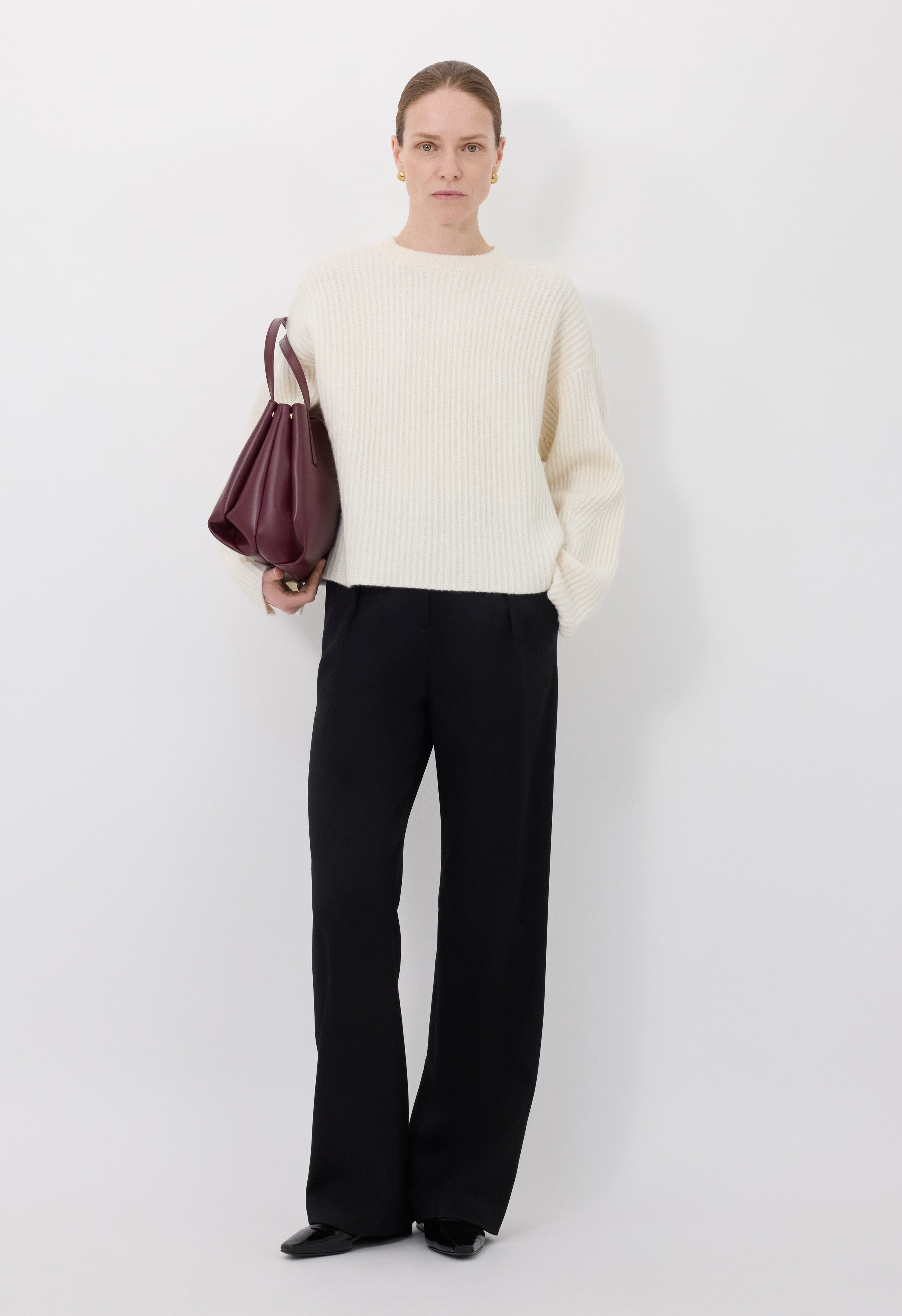 AXEL Ribbed cashmere sweater
