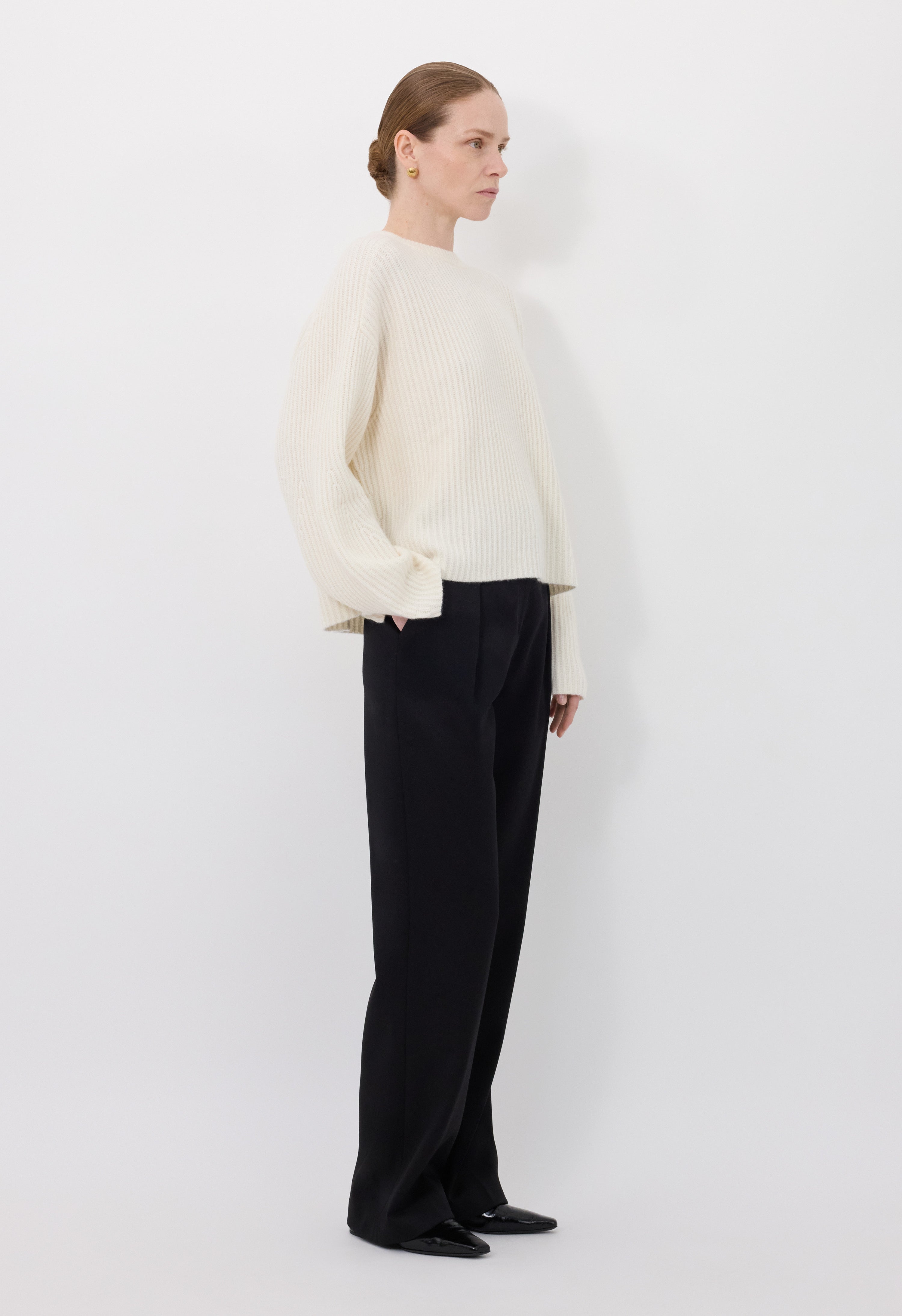 AXEL Ribbed cashmere sweater