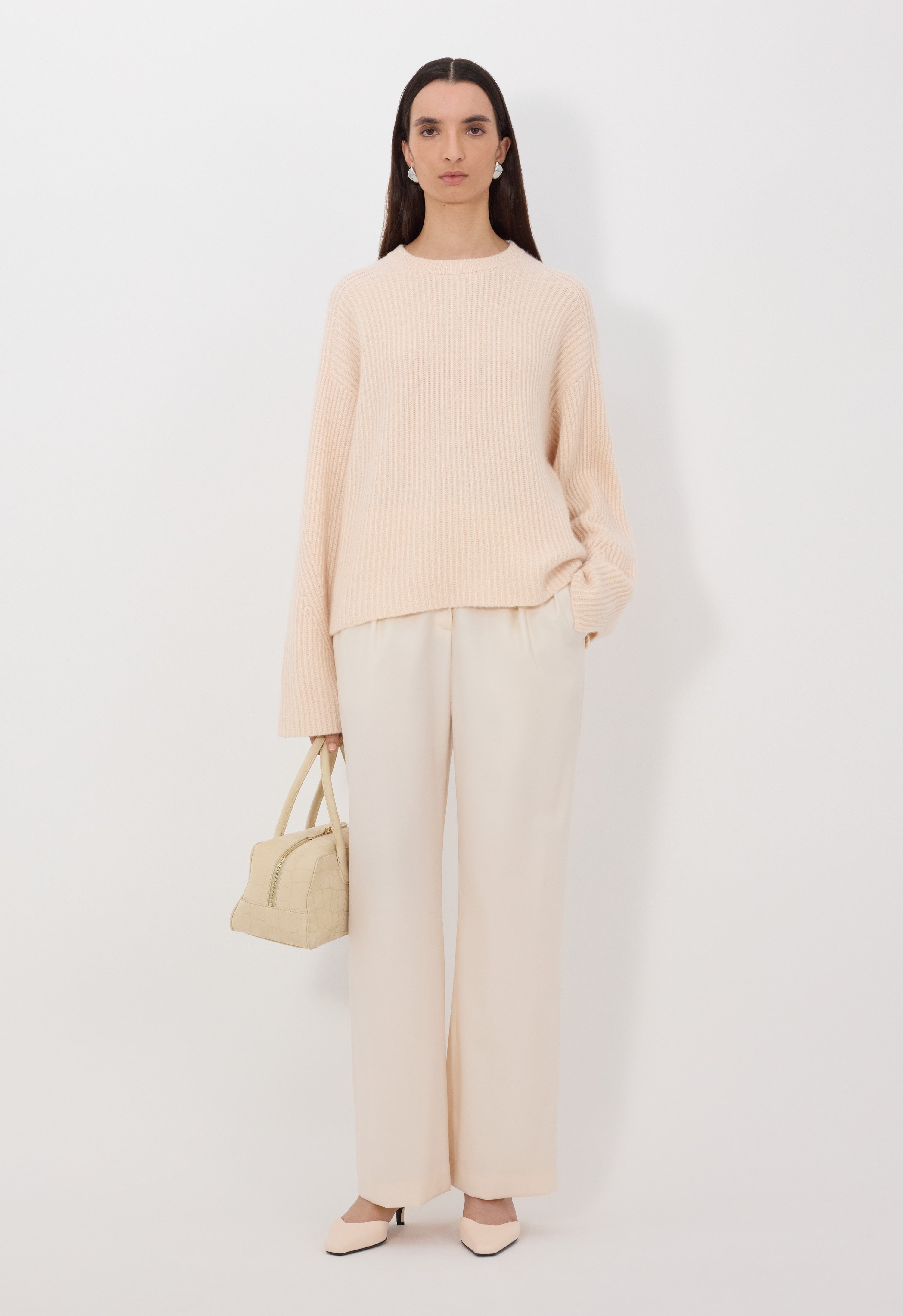 AXEL LDS Ribbed cashmere sweater