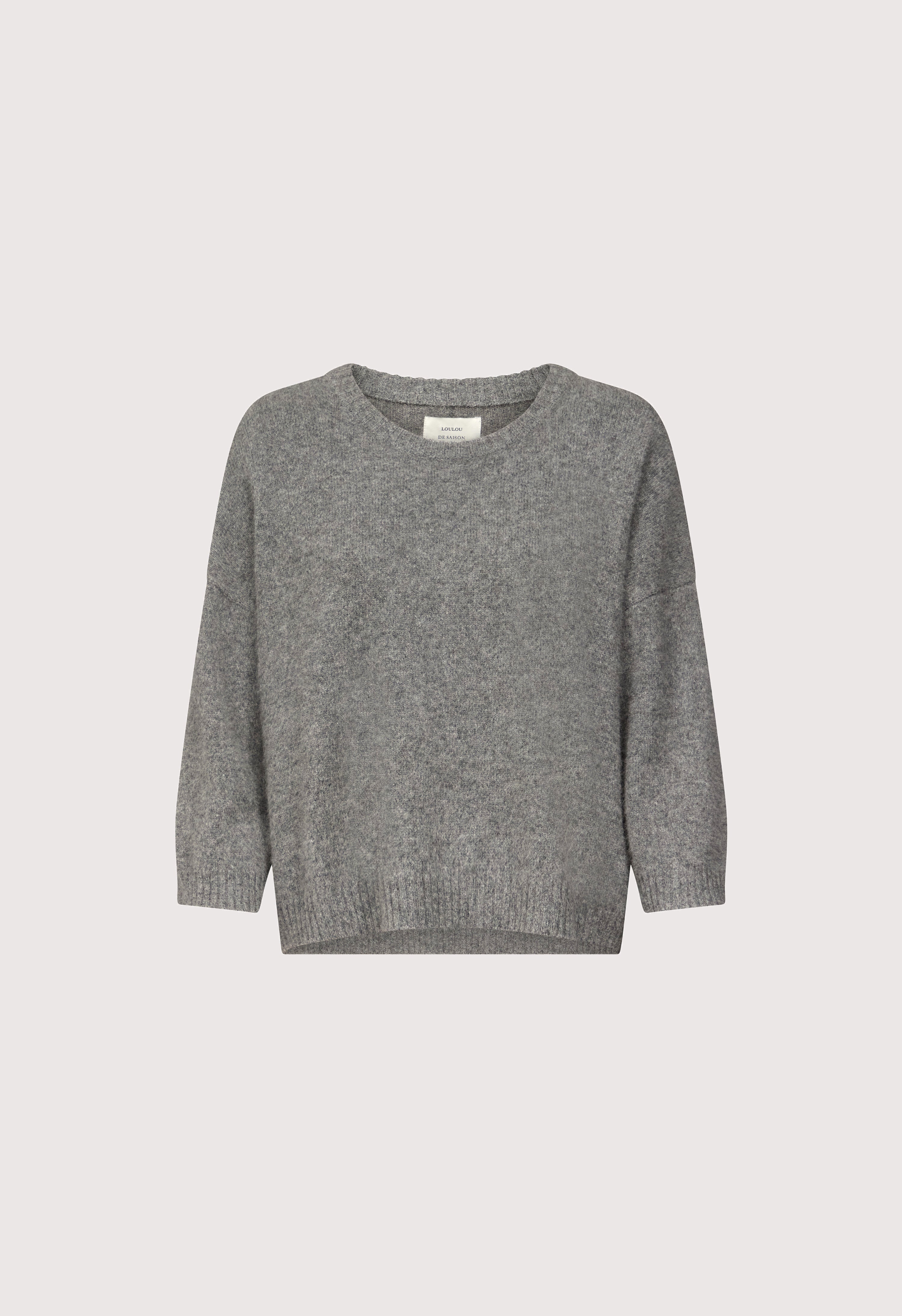 AZALI 3/4 sleeves yak blend sweater