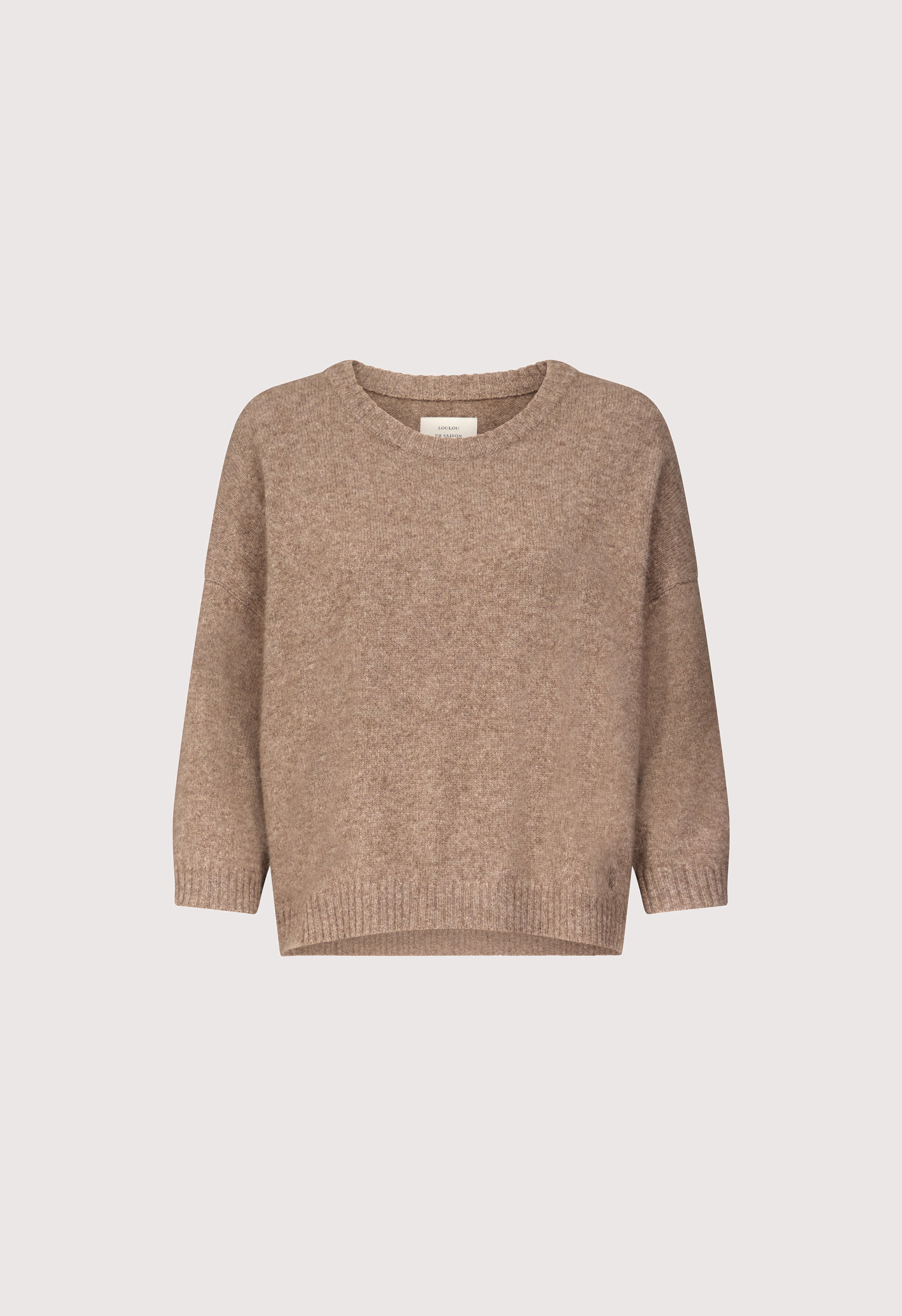 AZALI 3/4 sleeves yak blend sweater