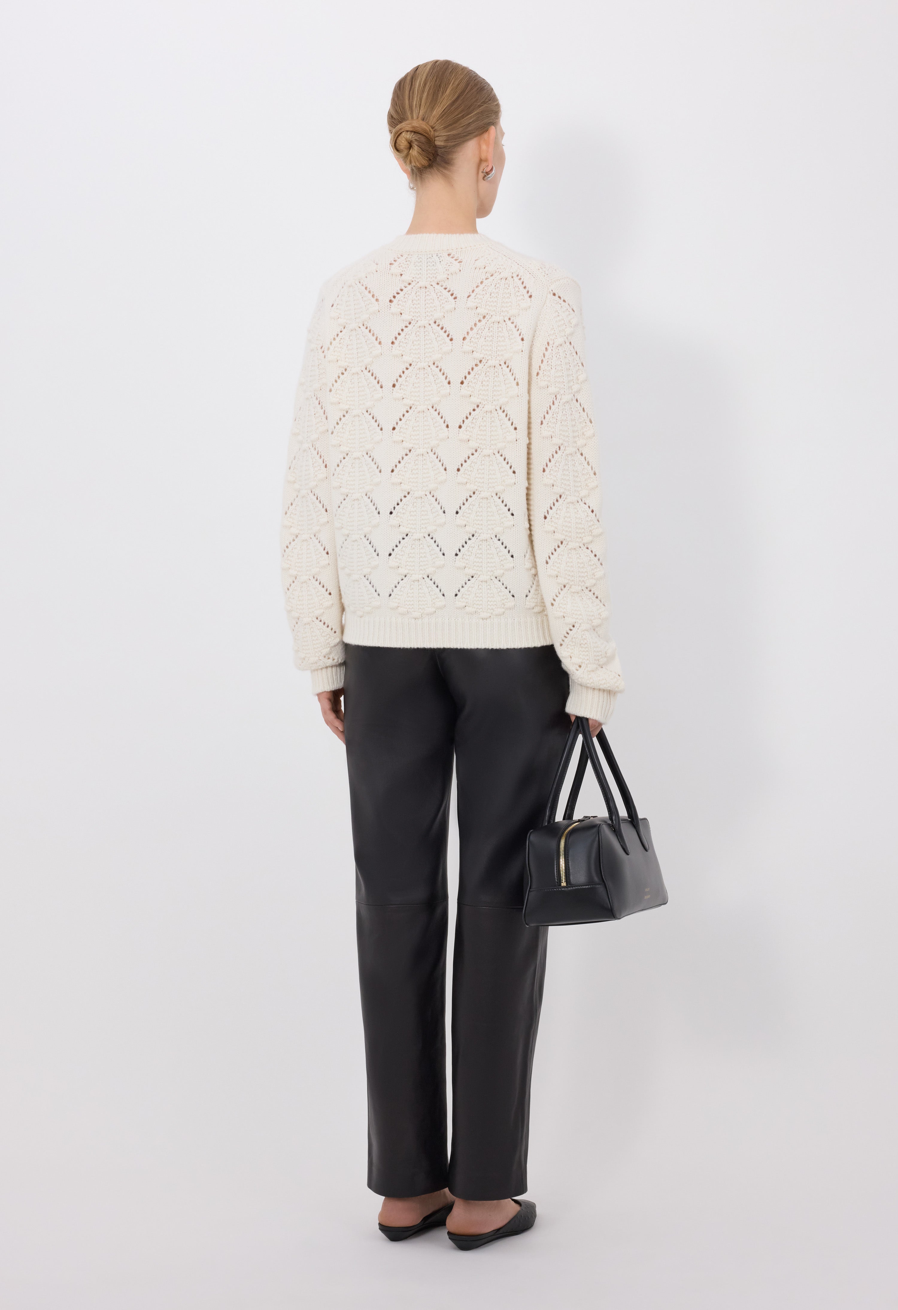 BACH Cashmere crochet cardigan