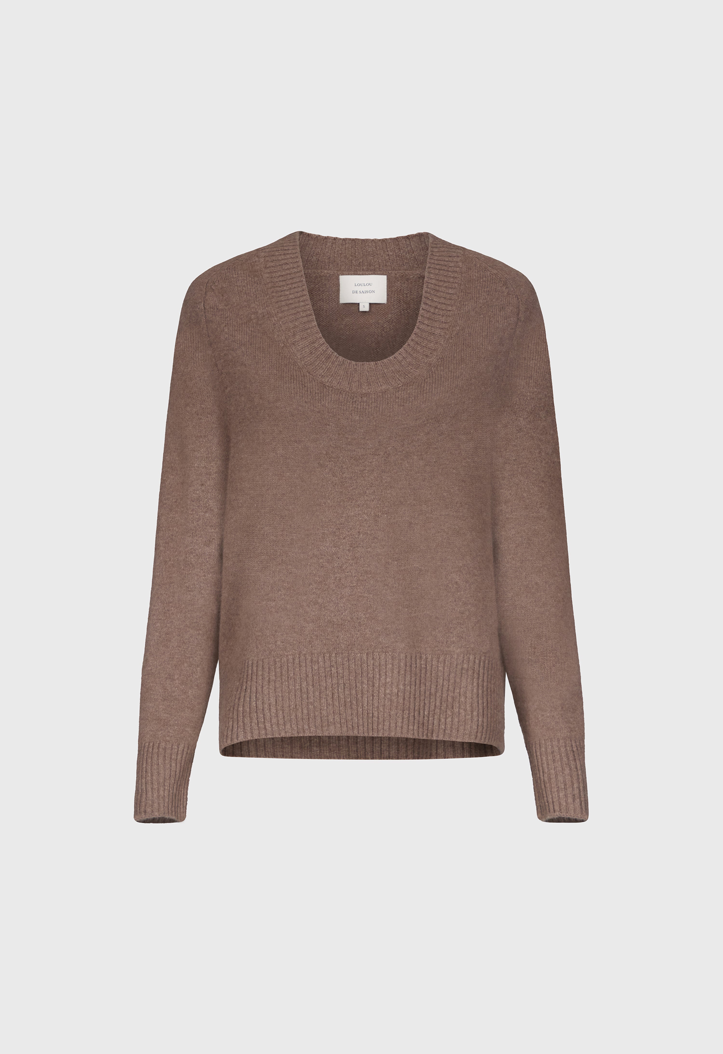 BAJI U neck cashmere sweater