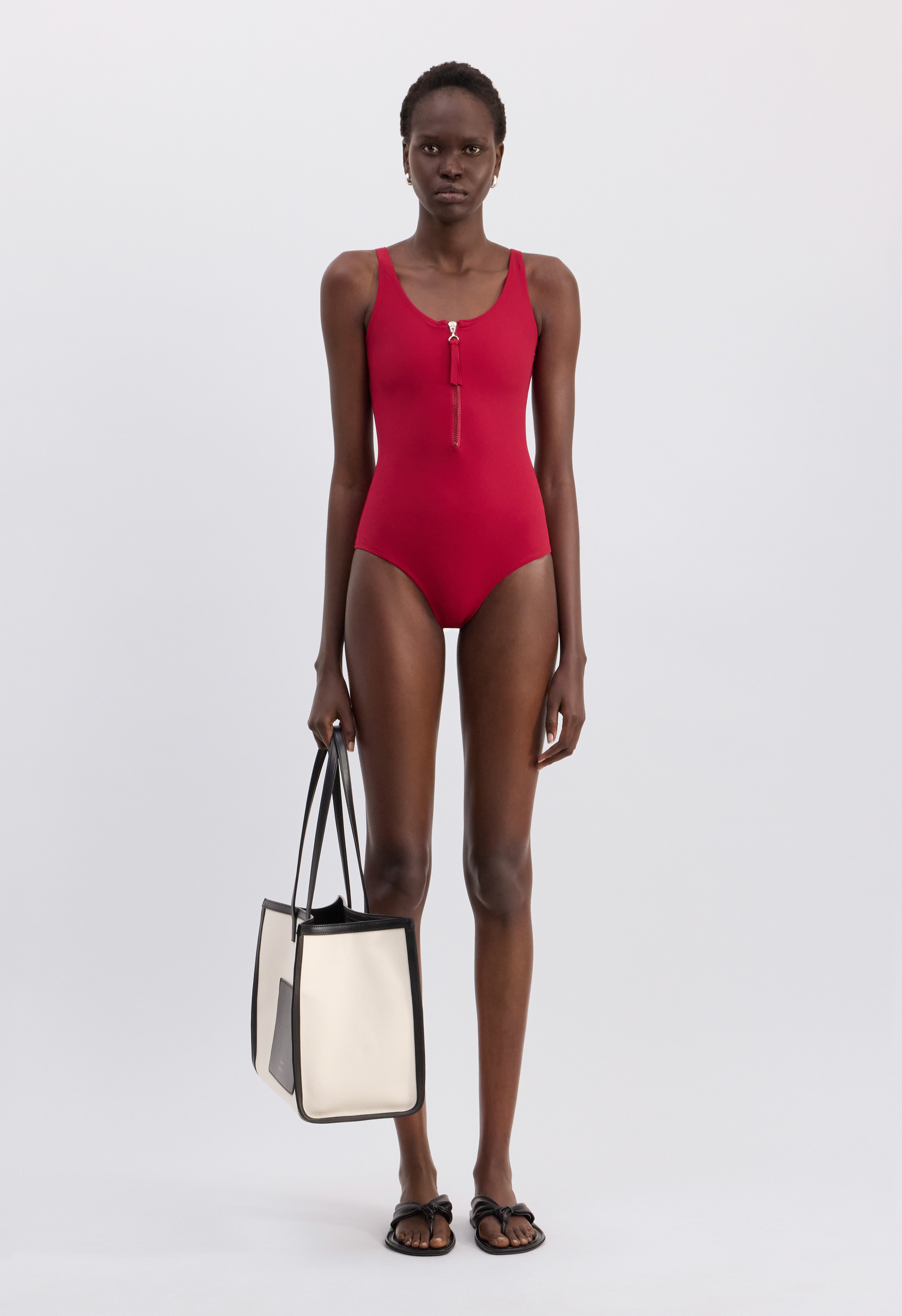 BALTI Zipped swimsuit
