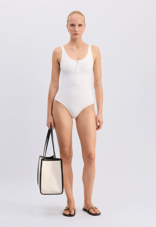 BALTI Zipped swimsuit
