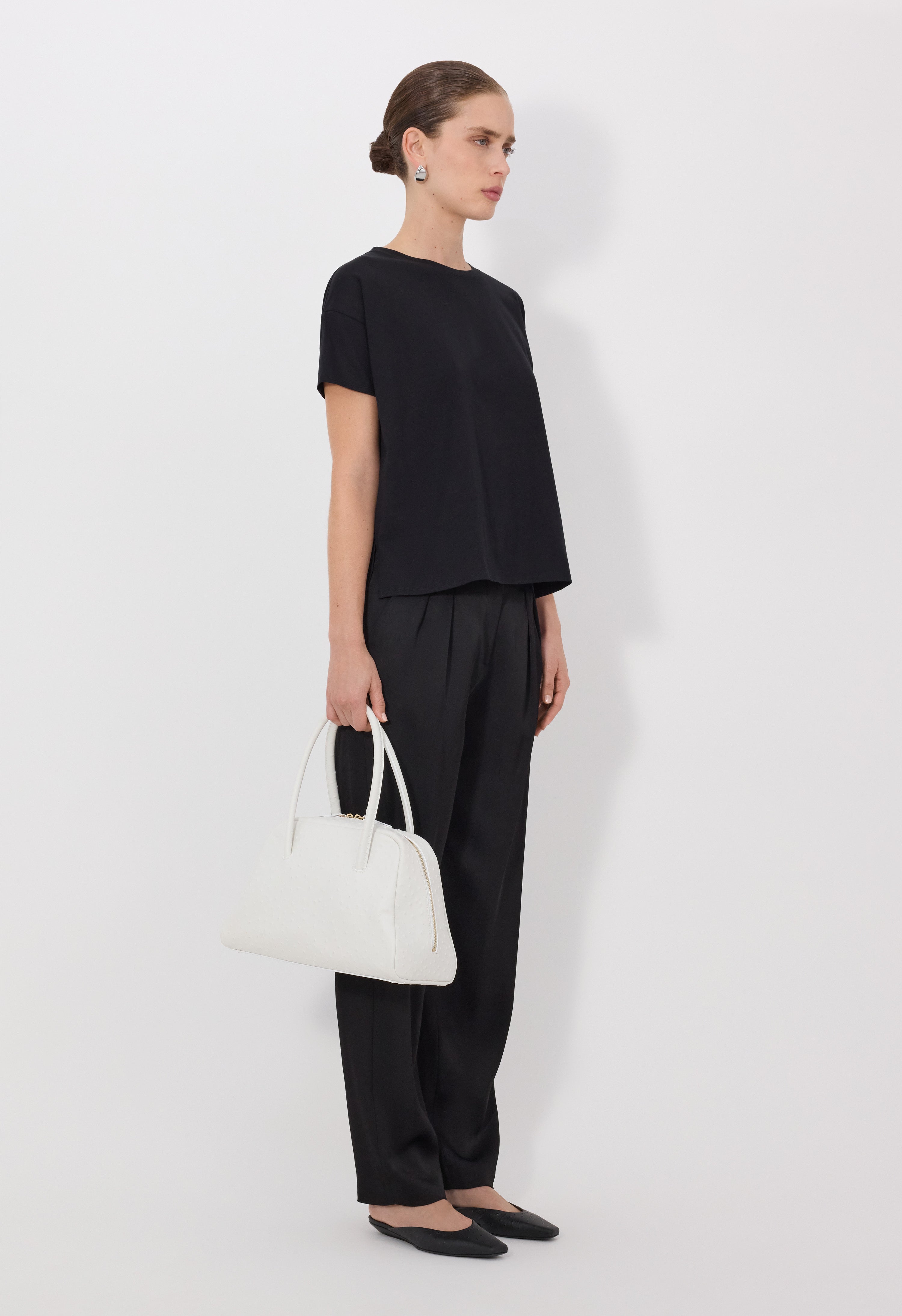 BASILUZZO LDS Boxy fit T-shirt