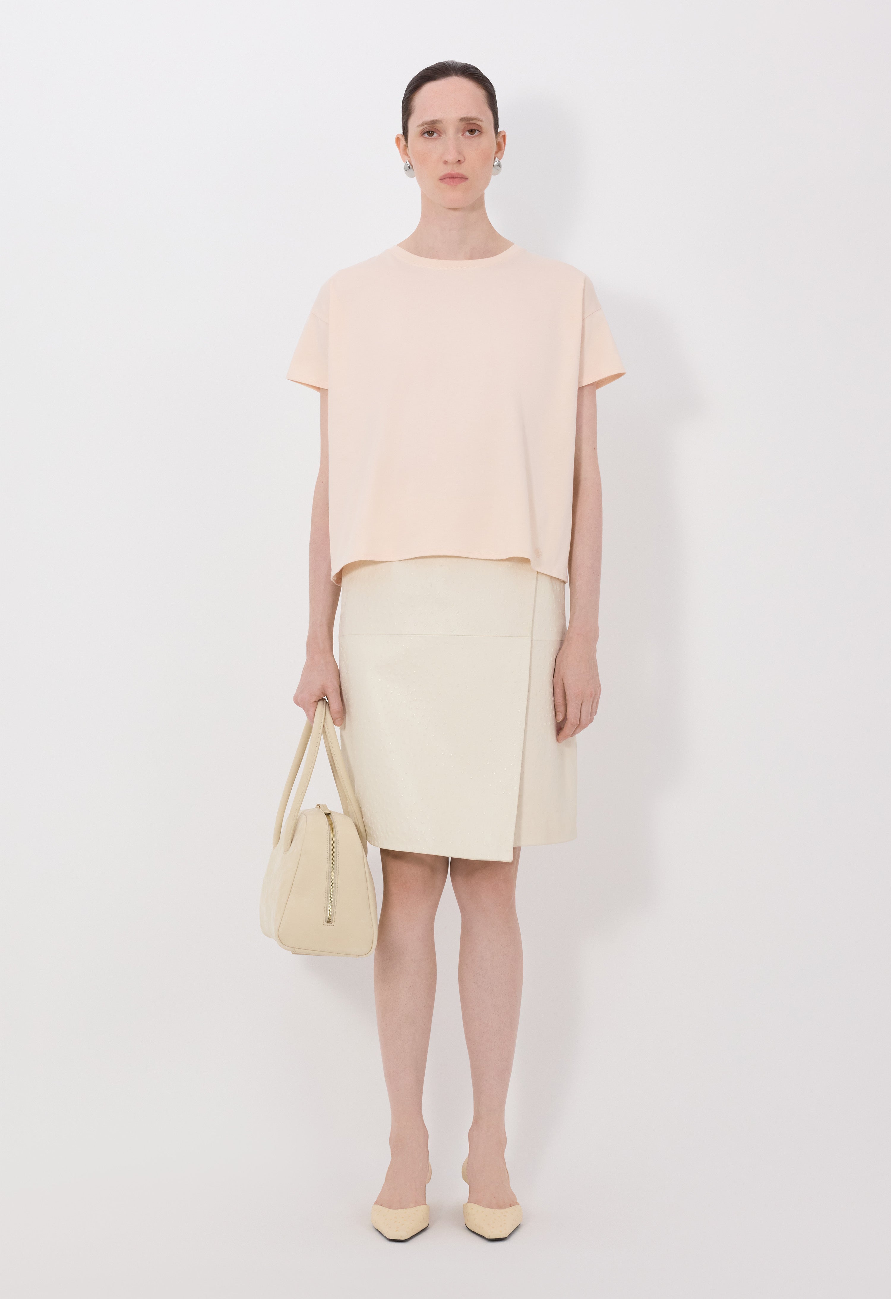 BASILUZZO LDS T-shirt à forme carrée