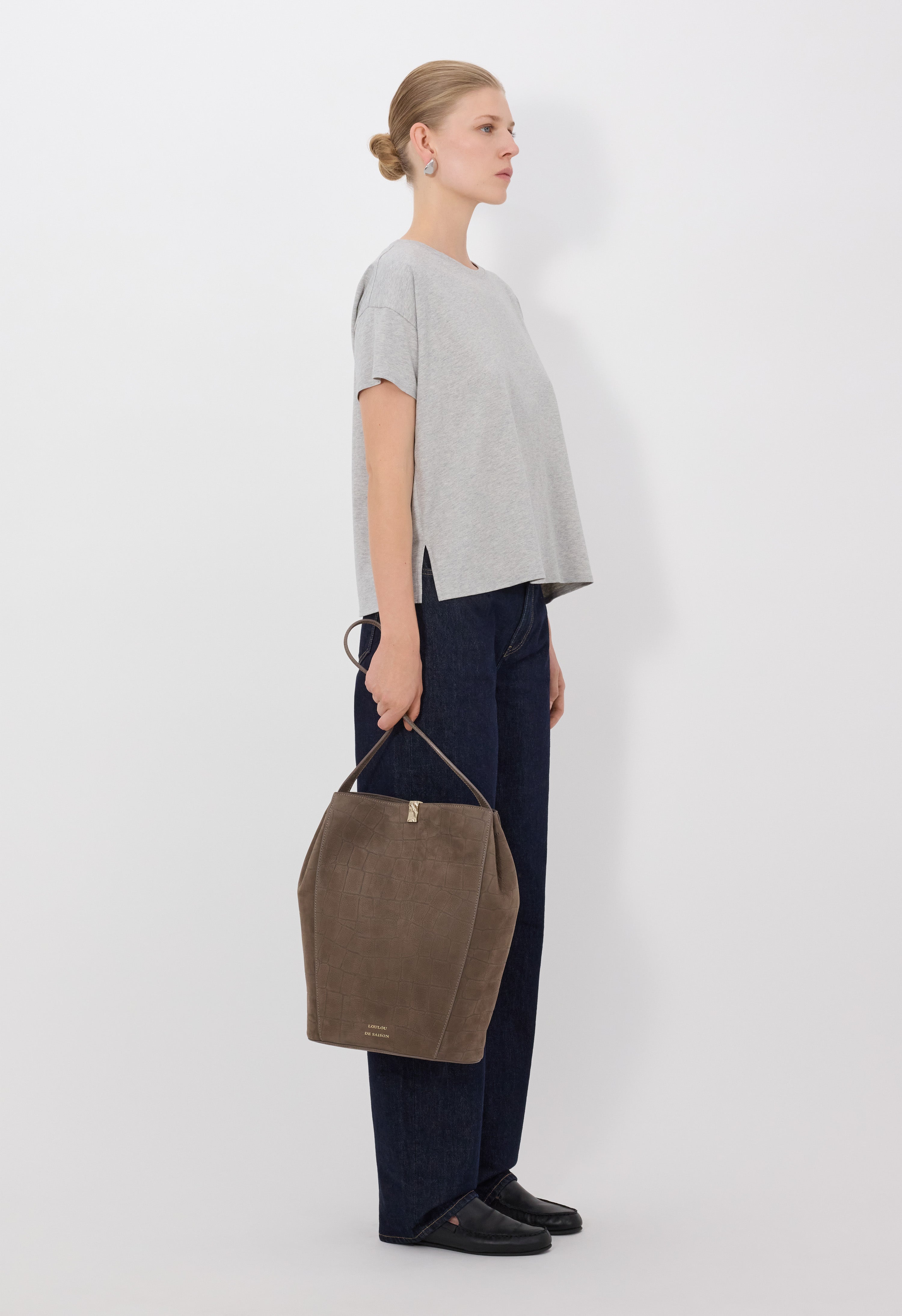 BASILUZZO LDS T-shirt à forme carrée