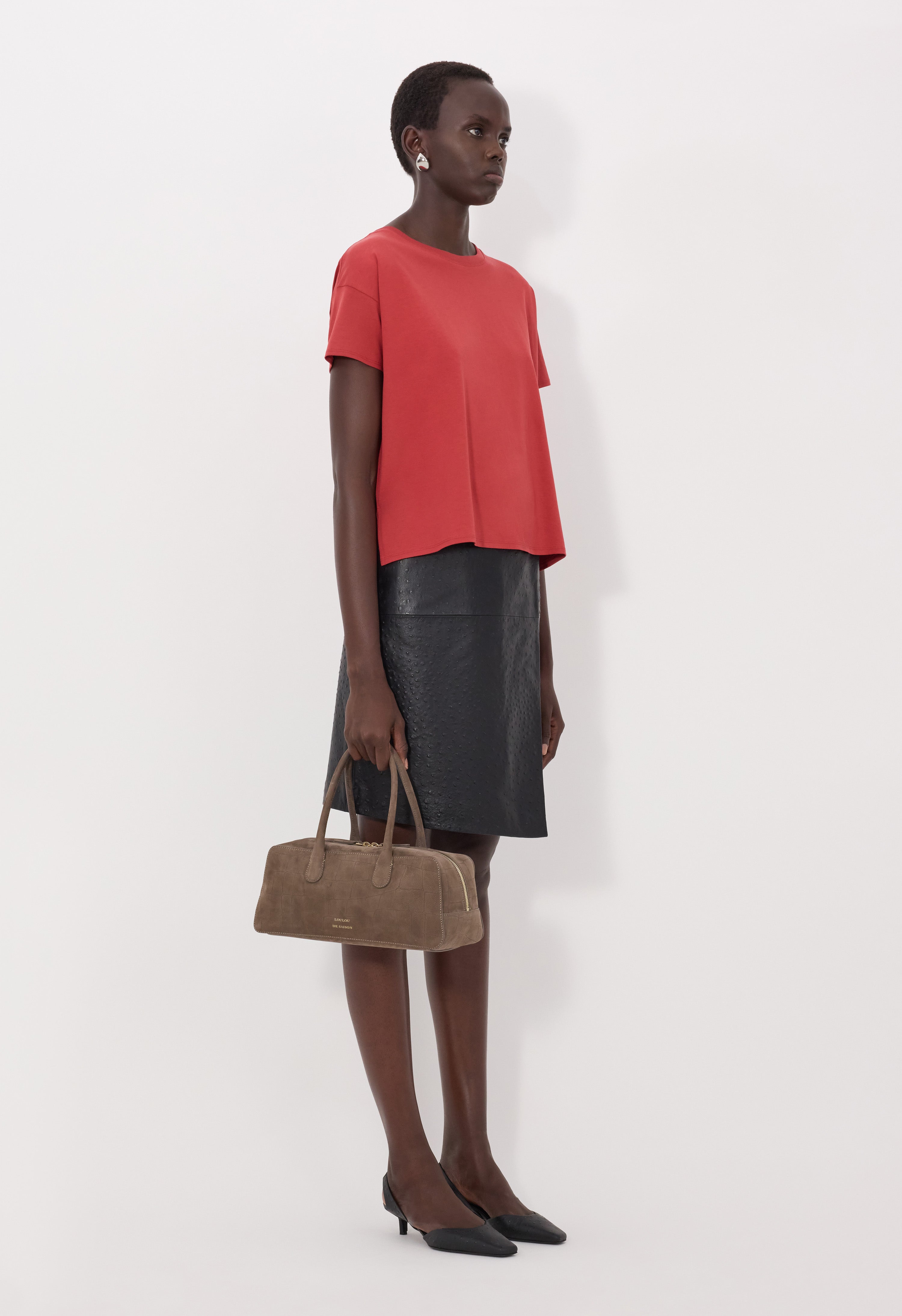 BASILUZZO LDS T-shirt à forme carrée