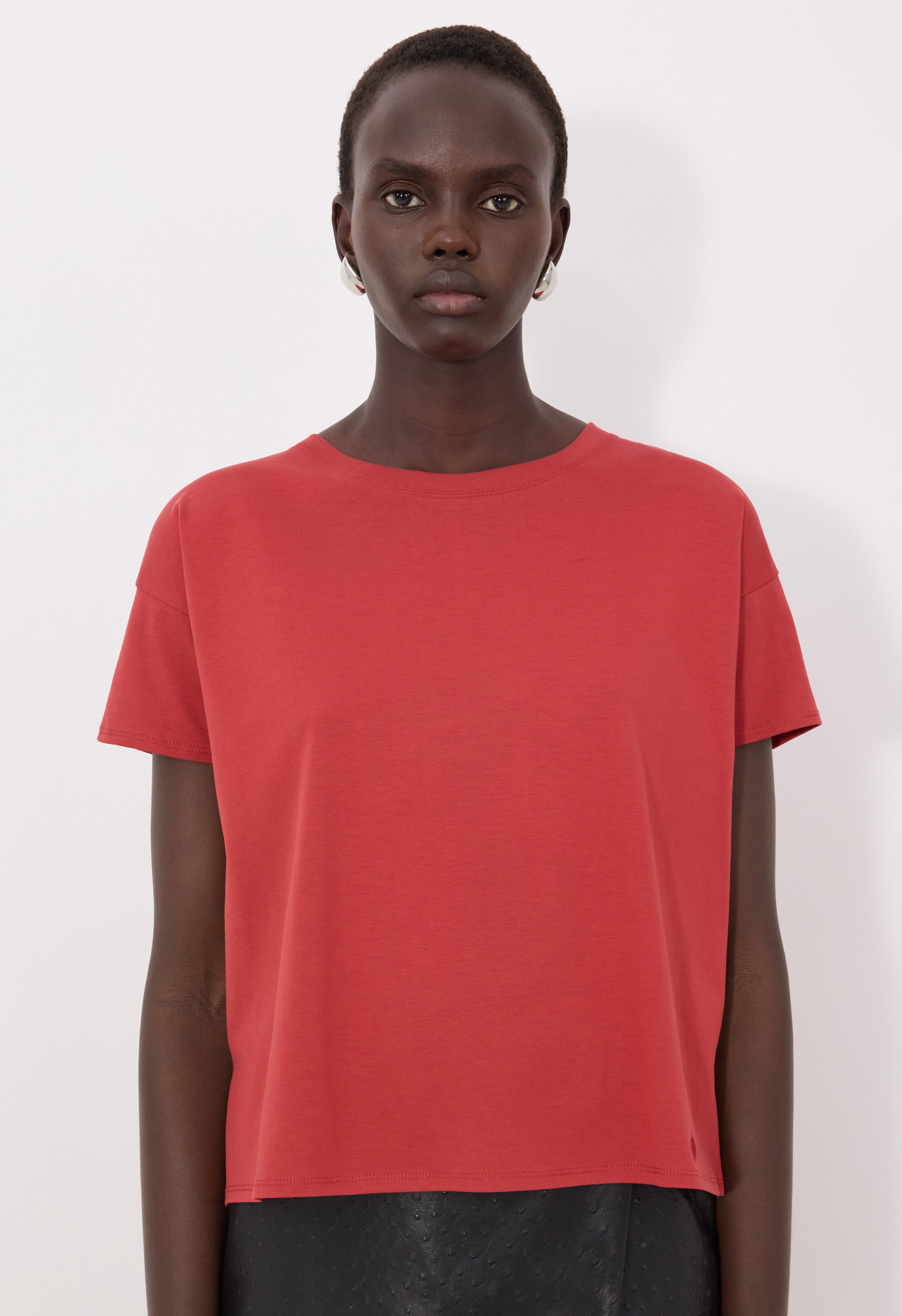 BASILUZZO LDS T-shirt à forme carrée