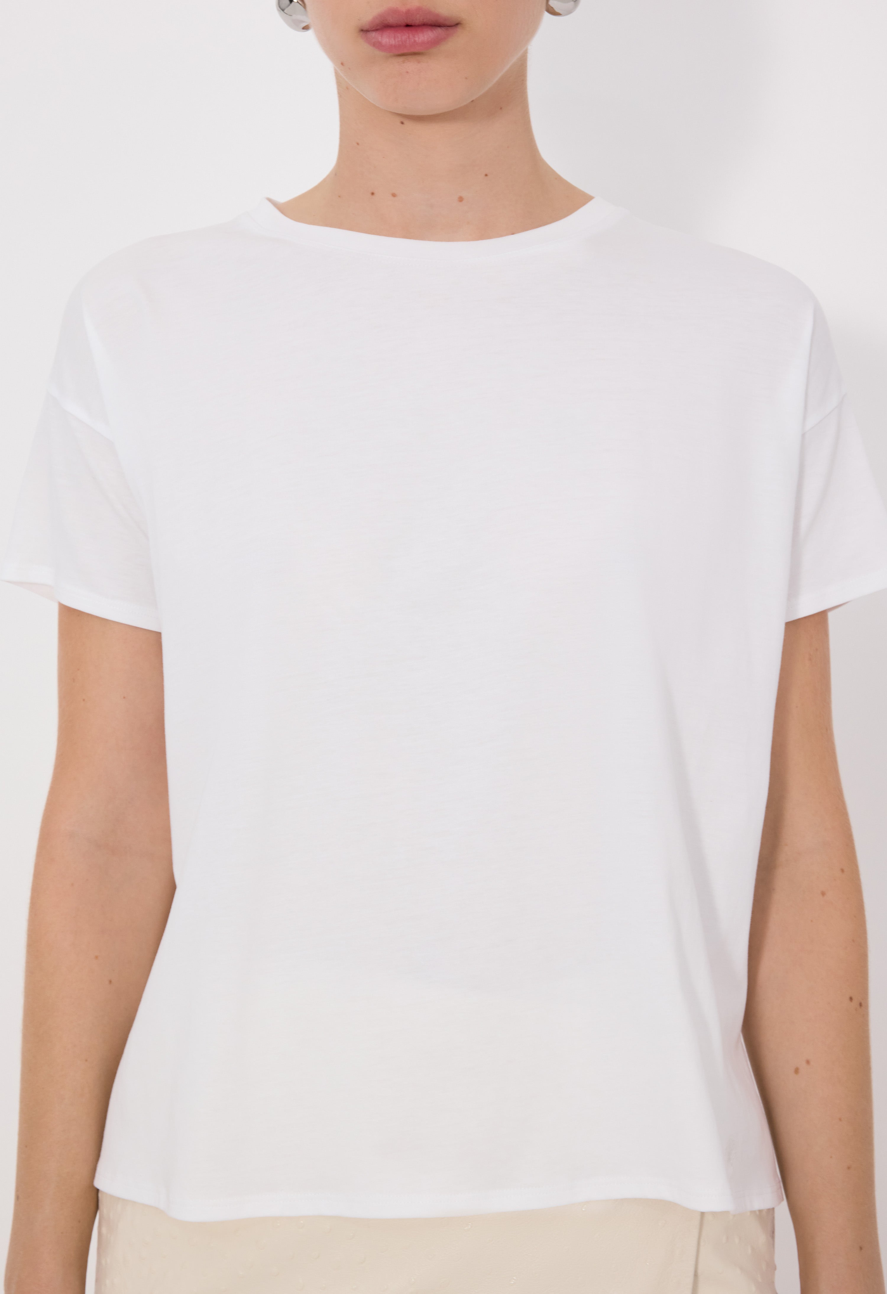 BASILUZZO LDS Boxy fit T-shirt