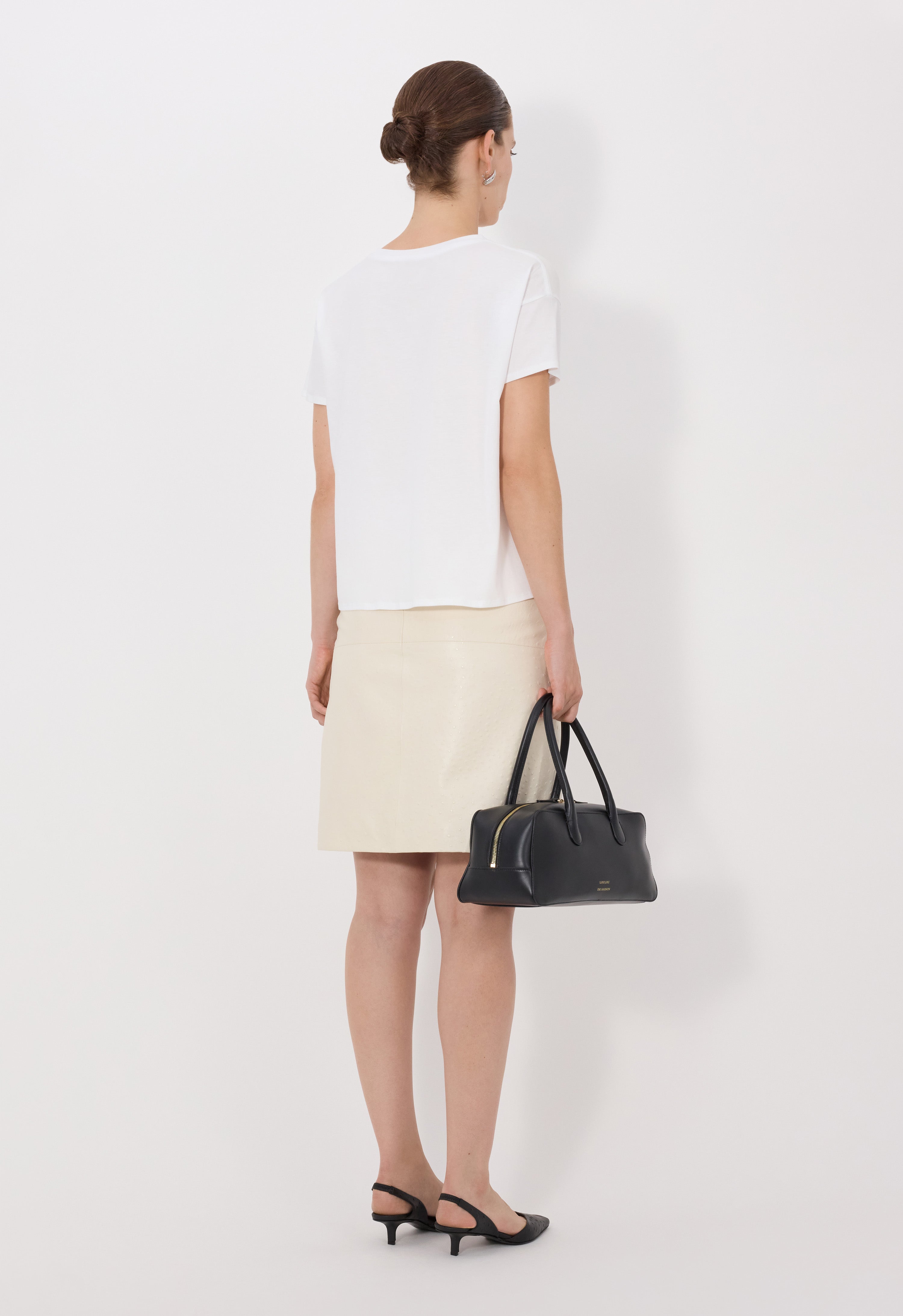 BASILUZZO LDS Boxy fit T-shirt