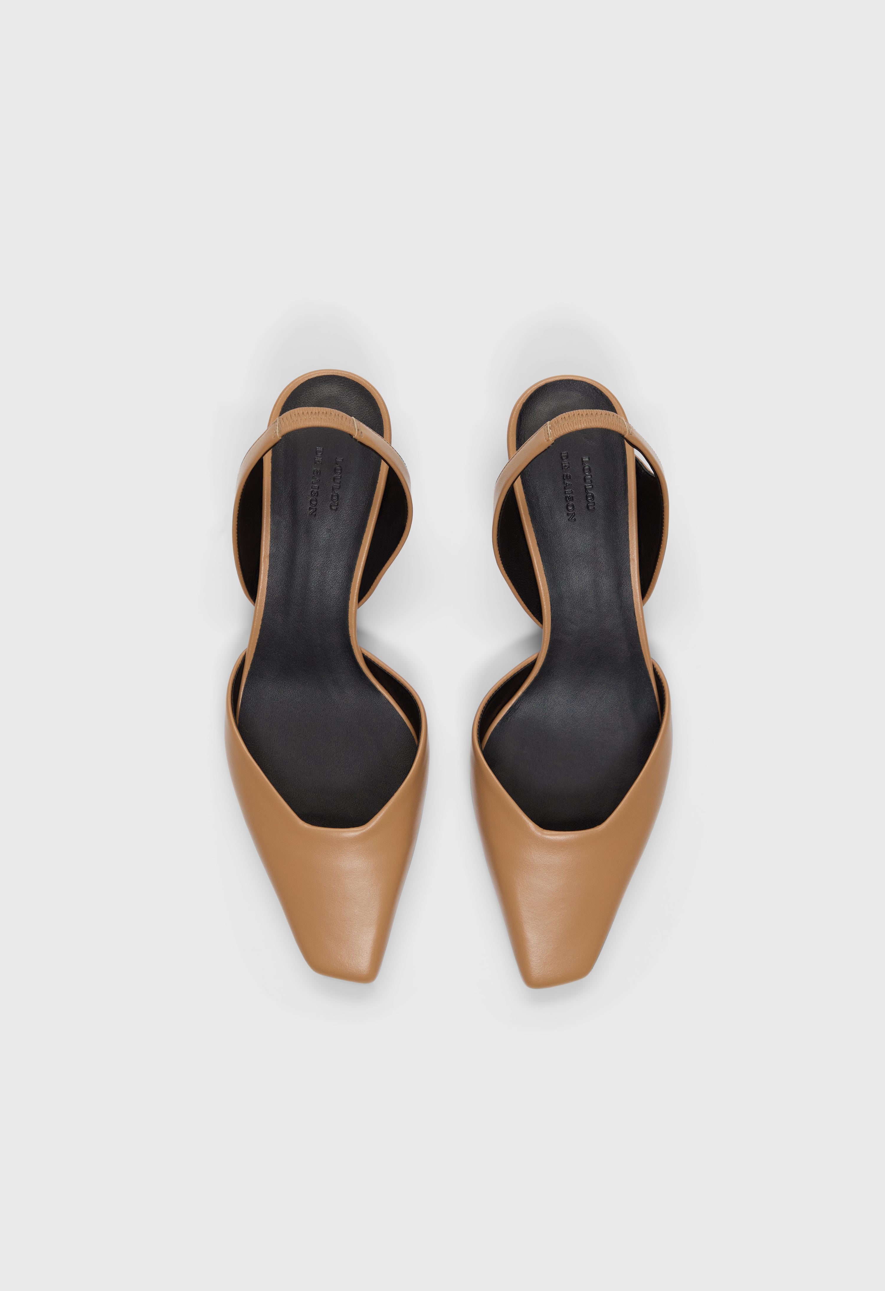 BETSY Calf leather slingback shoes