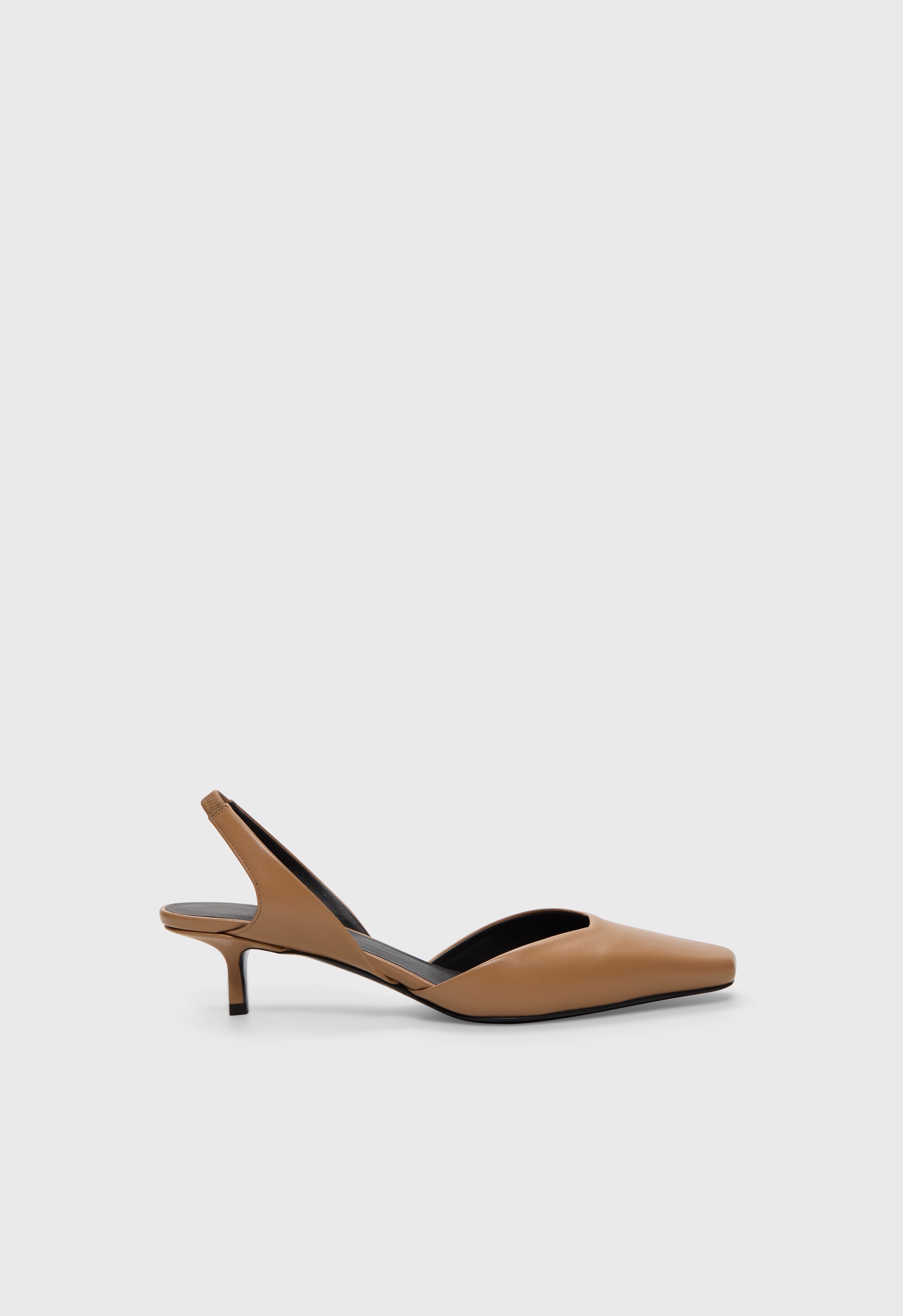 BETSY Calf leather slingback shoes