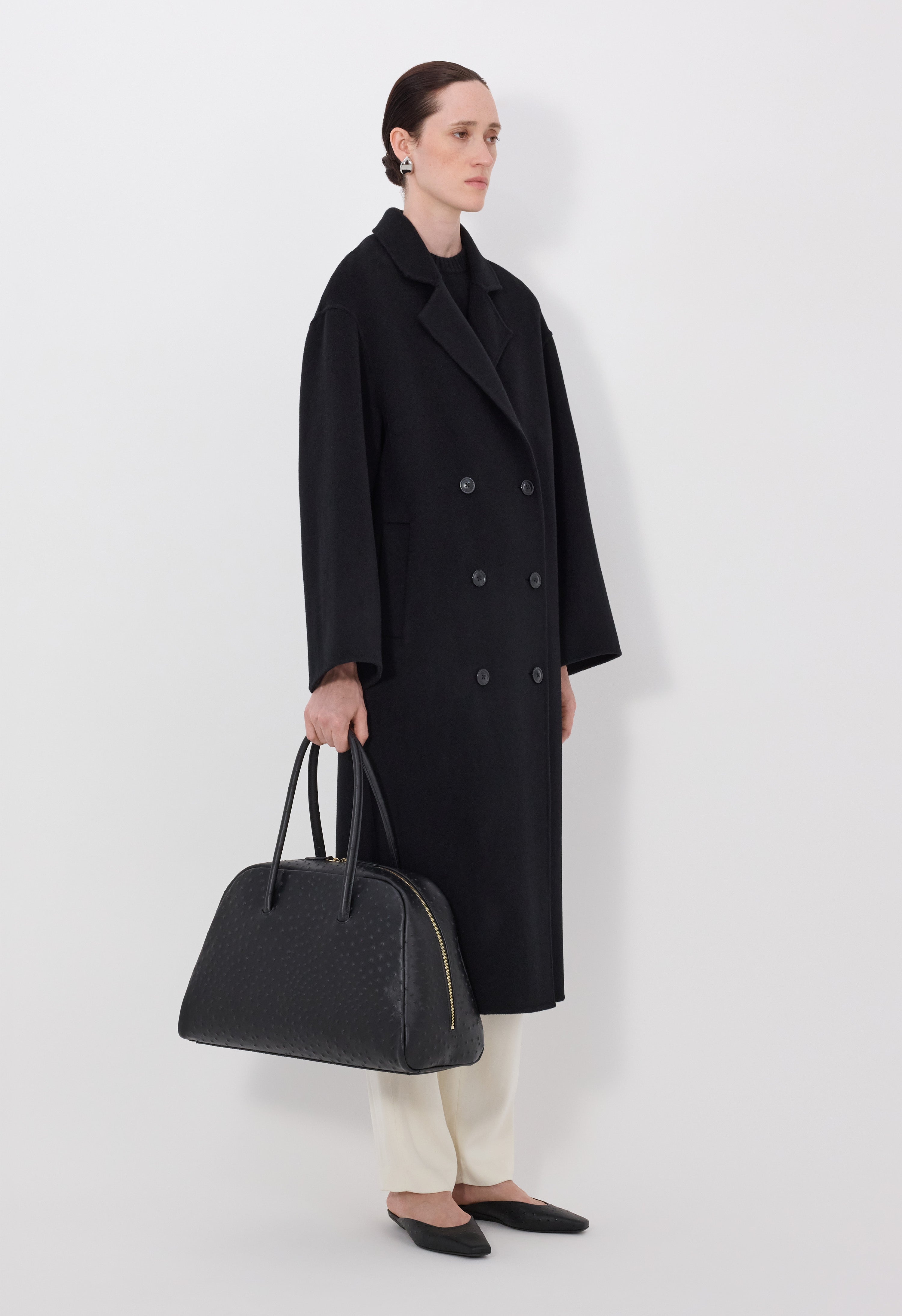 BORNEO LDS Wool drap coat