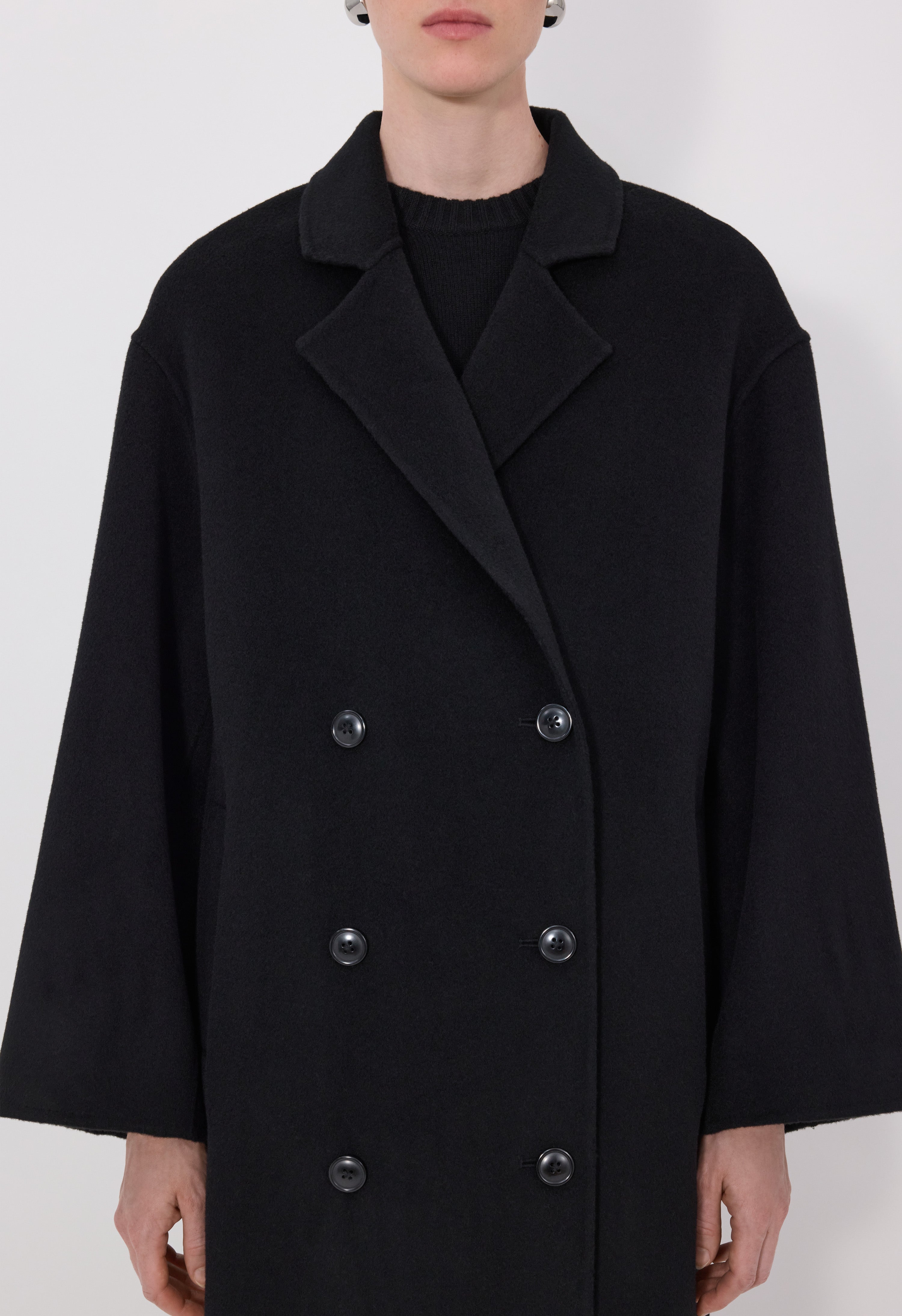 BORNEO LDS Wool drap coat