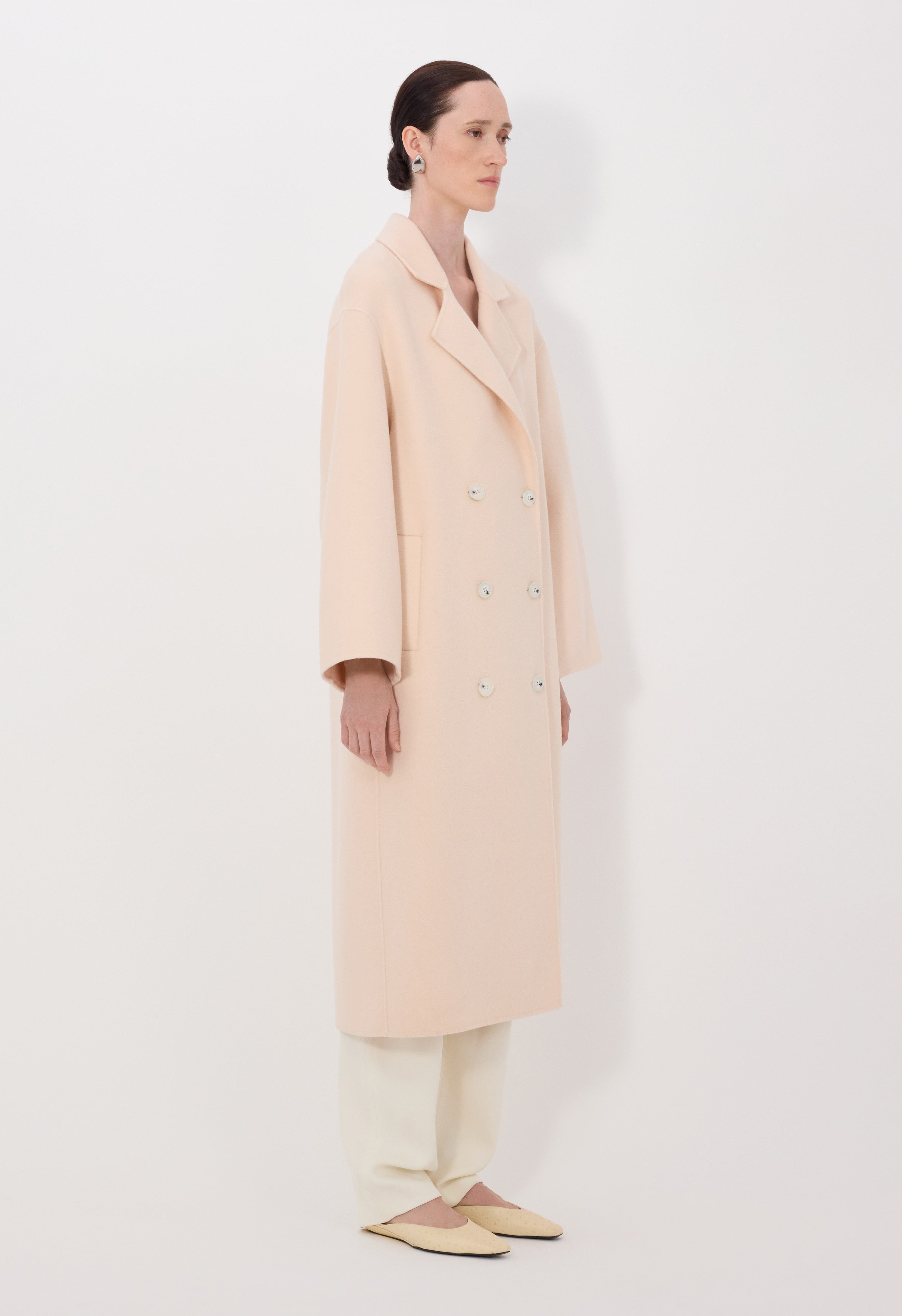 BORNEO LDS Wool drap coat