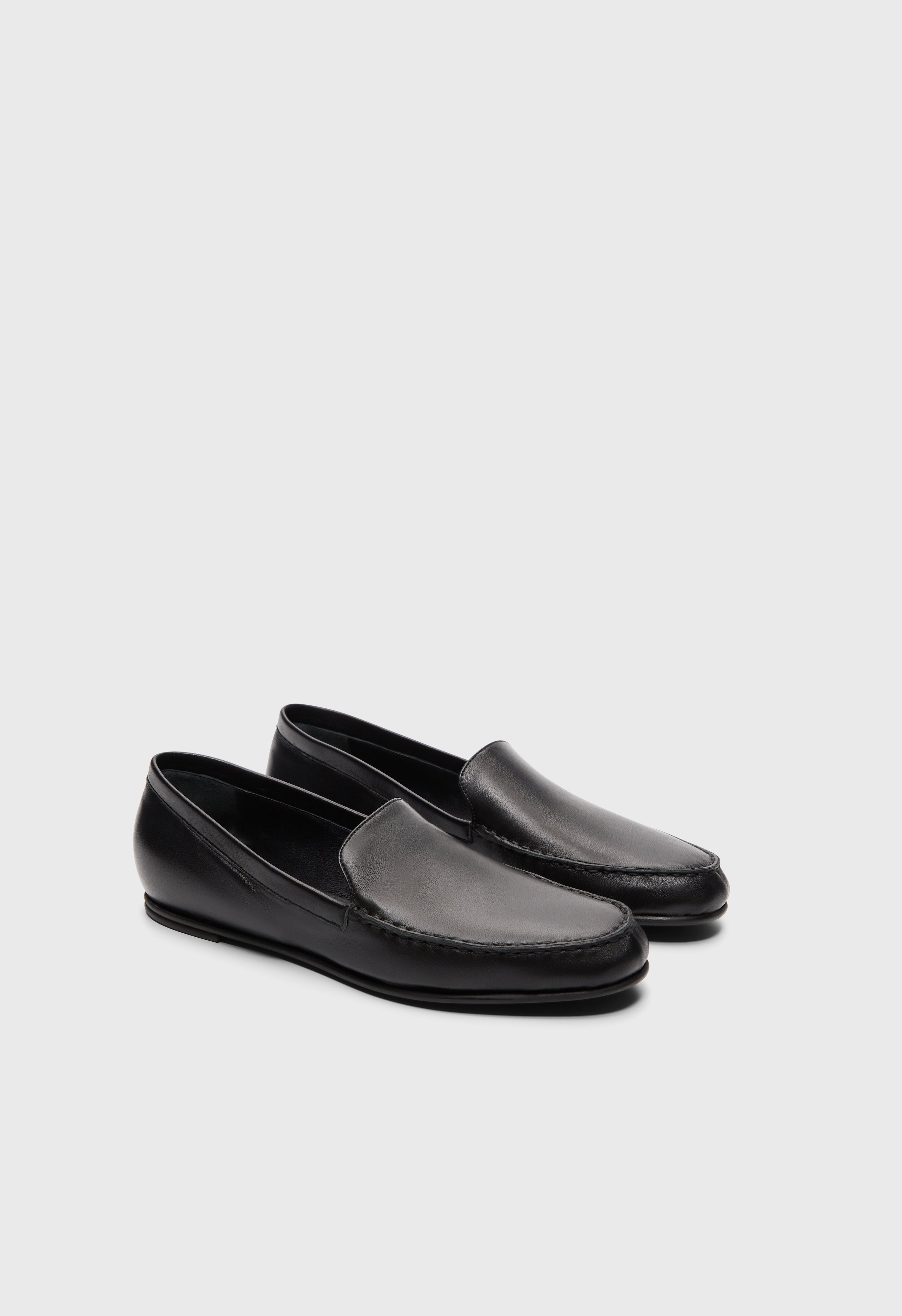 BOROS LDS Mocassins en cuir nappa