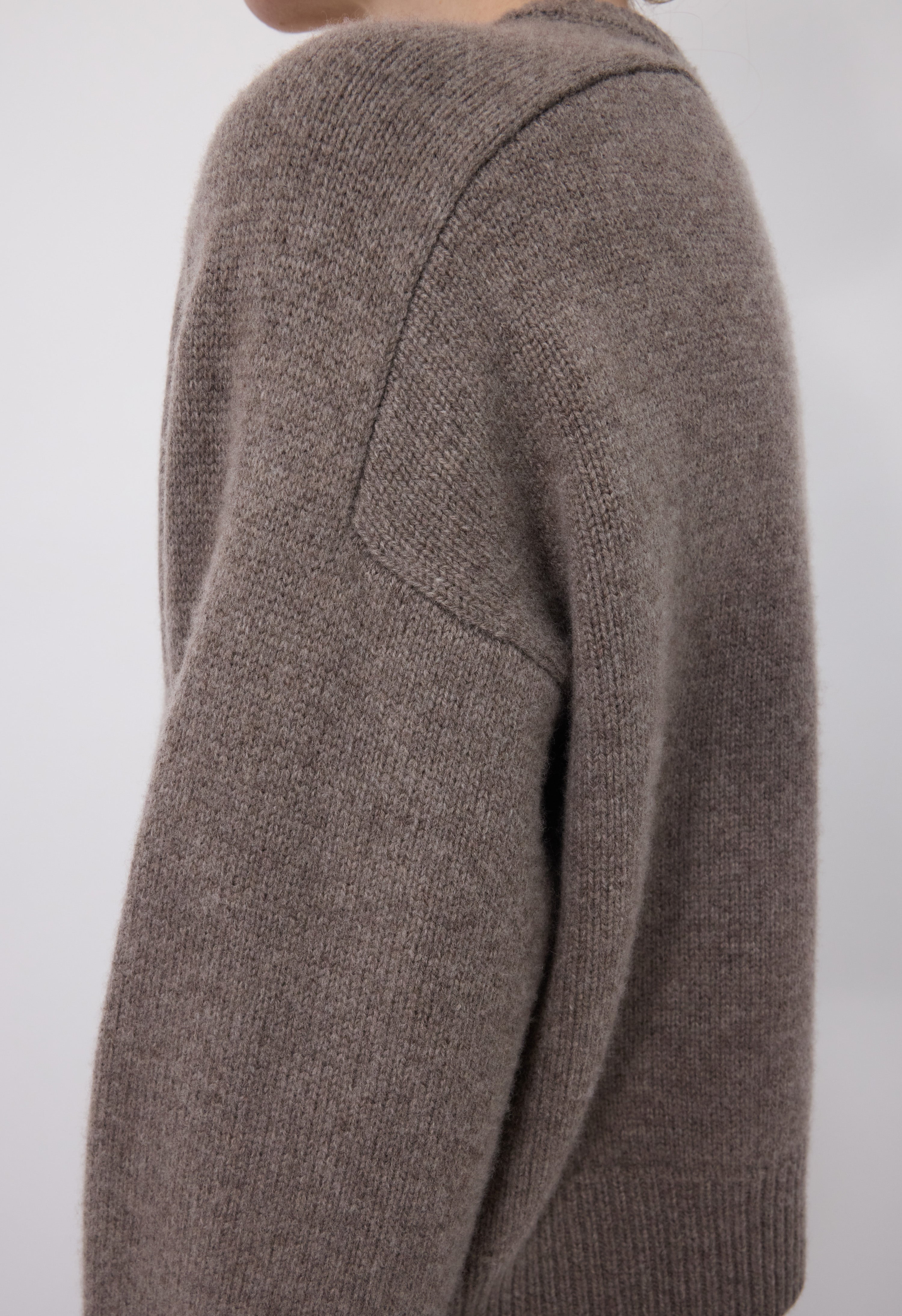 BRUZZI LDS Boxy cashmere sweater