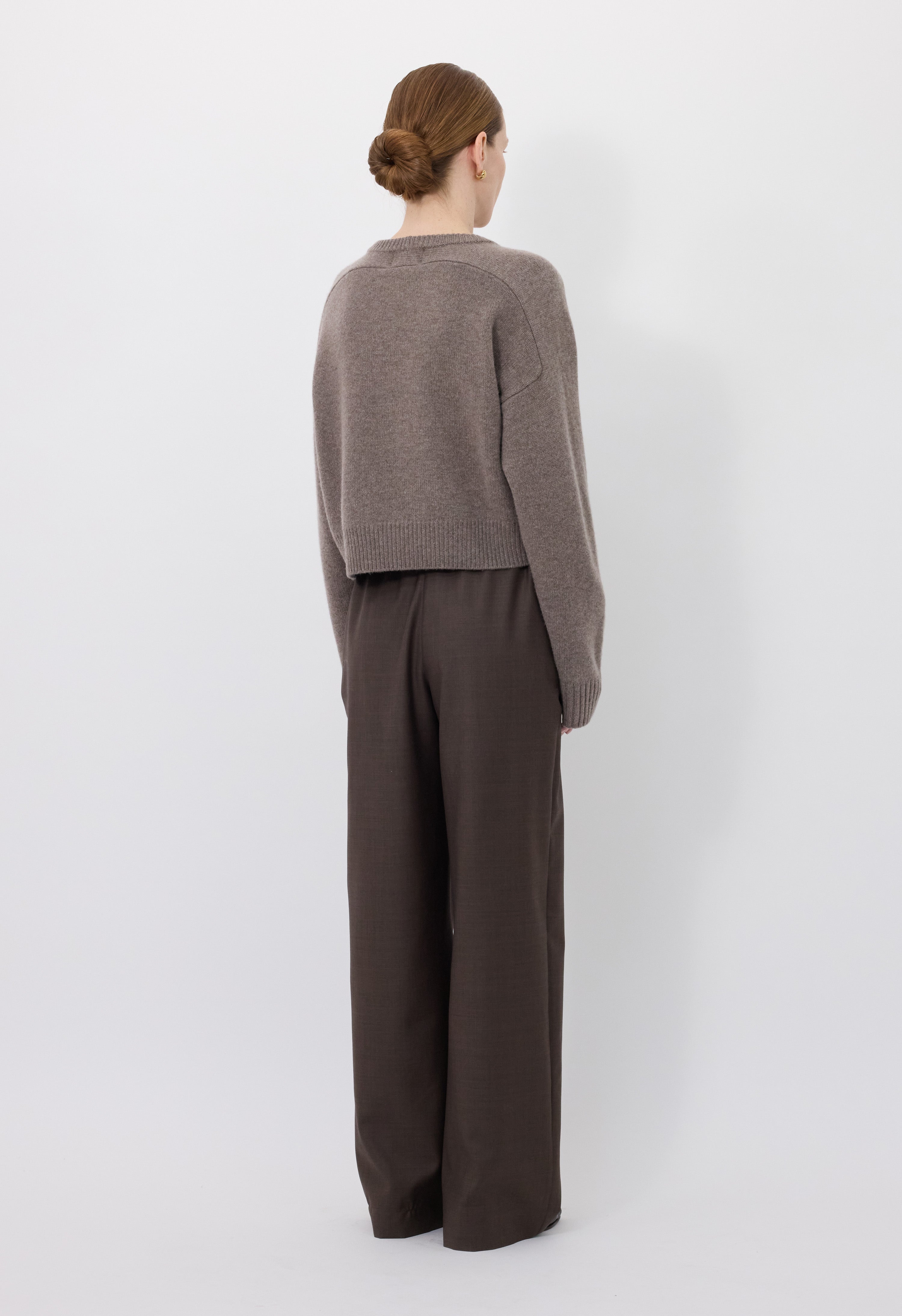 BRUZZI LDS Boxy cashmere sweater